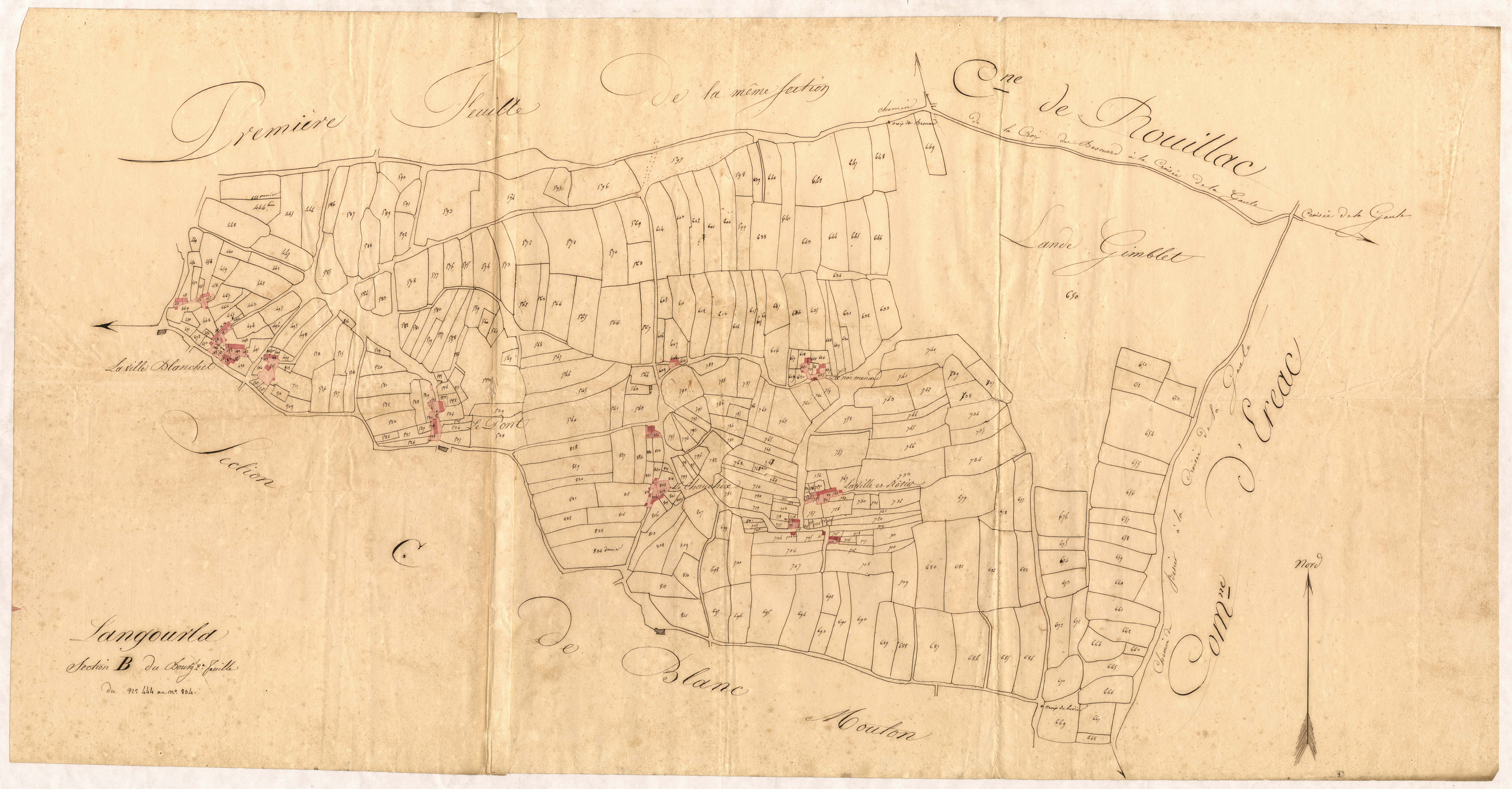 Langourla - Section B, 2e feuille