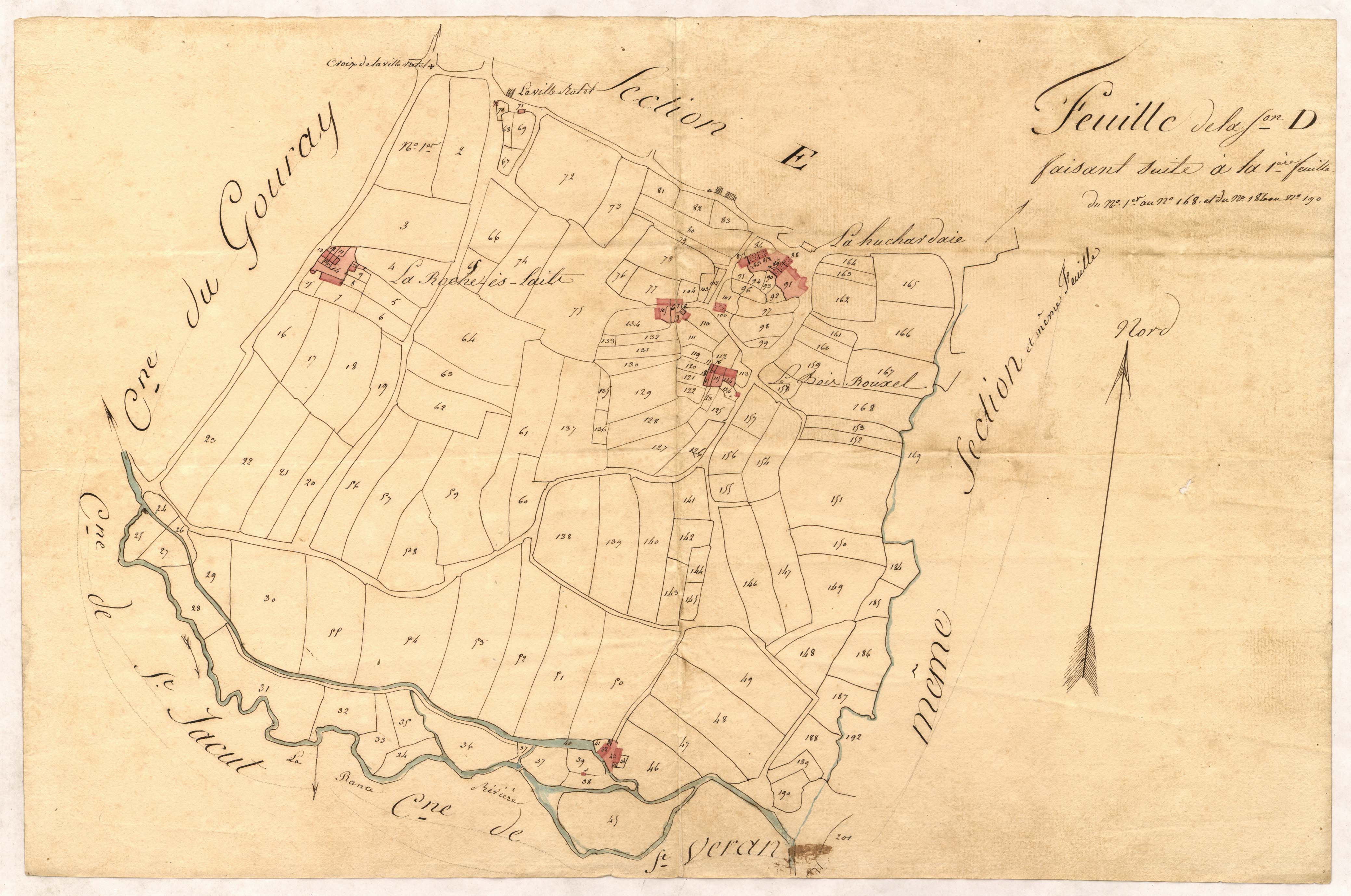 Langourla - Section D, 1re feuille : supplément