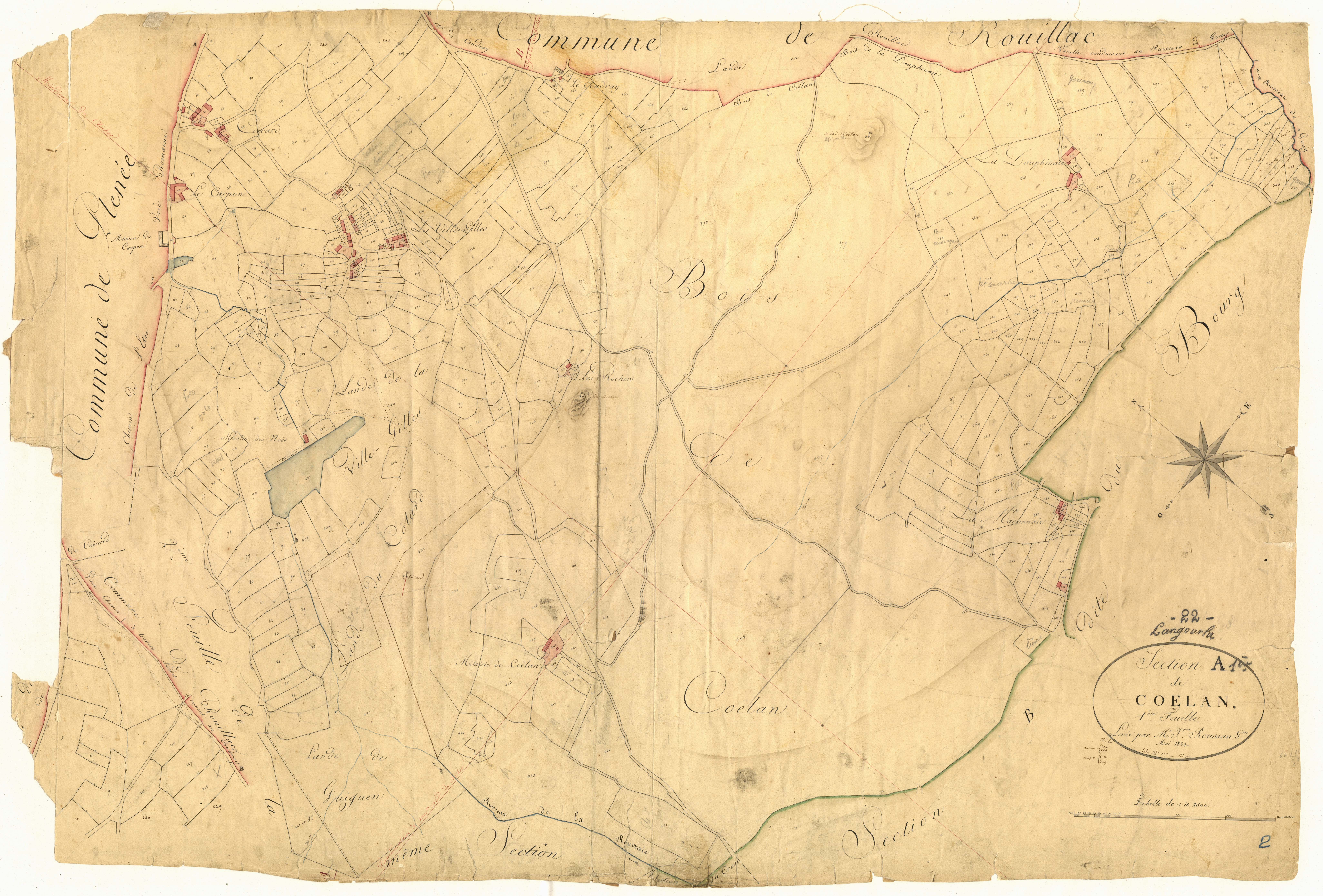 Langourla - Section A, 1re feuille
