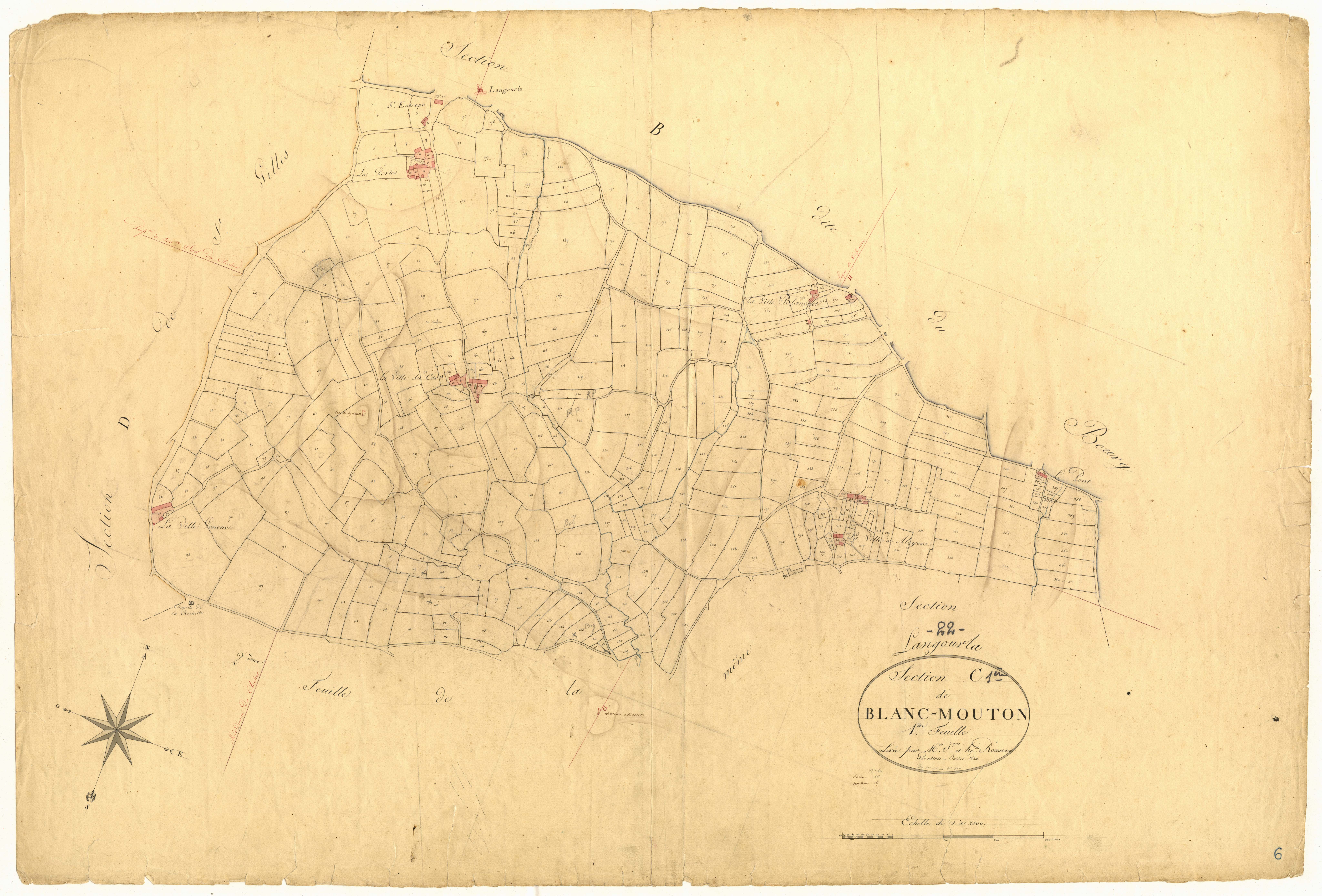 Langourla - Section C, 1re feuille
