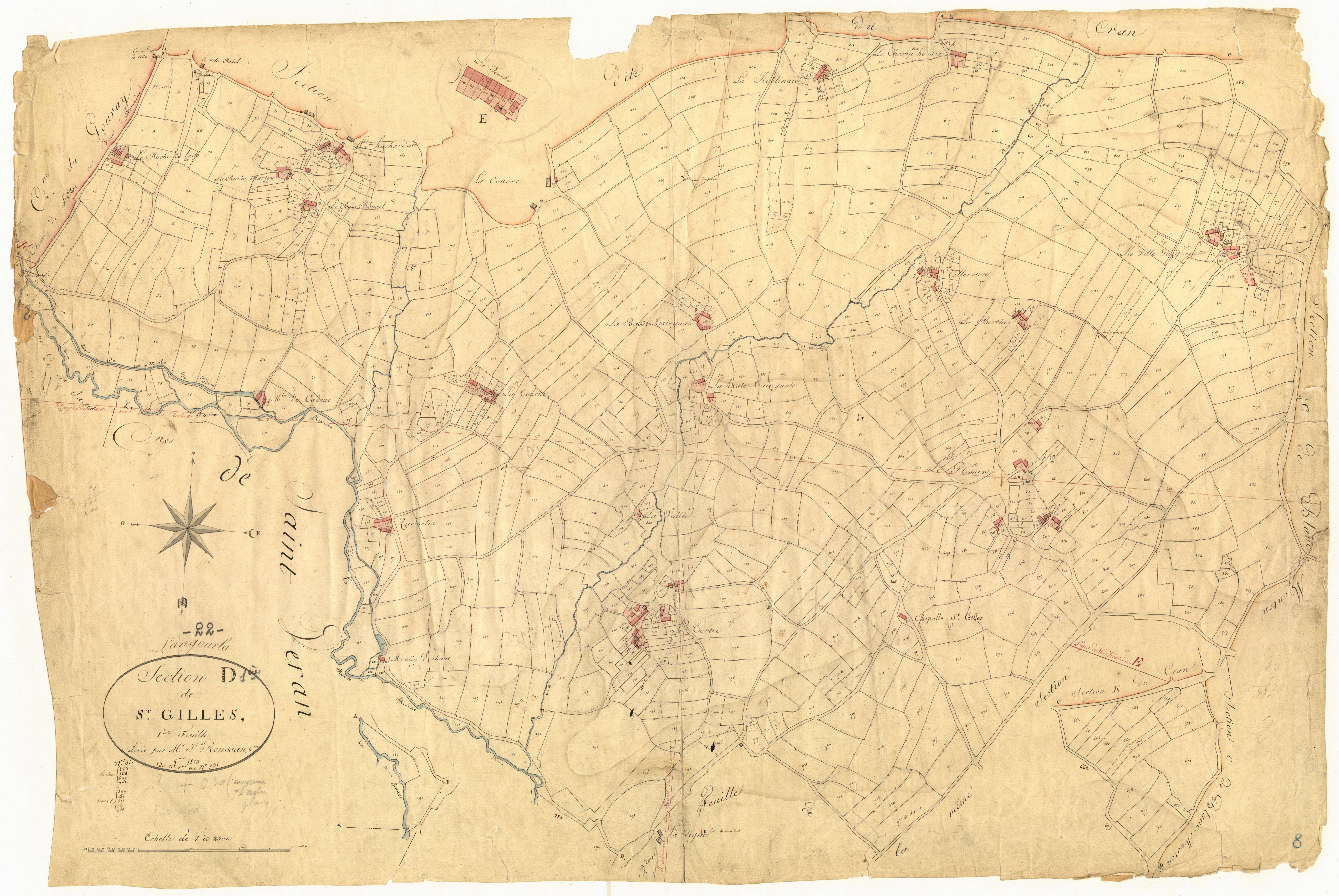 Langourla - Section D, 1re feuille