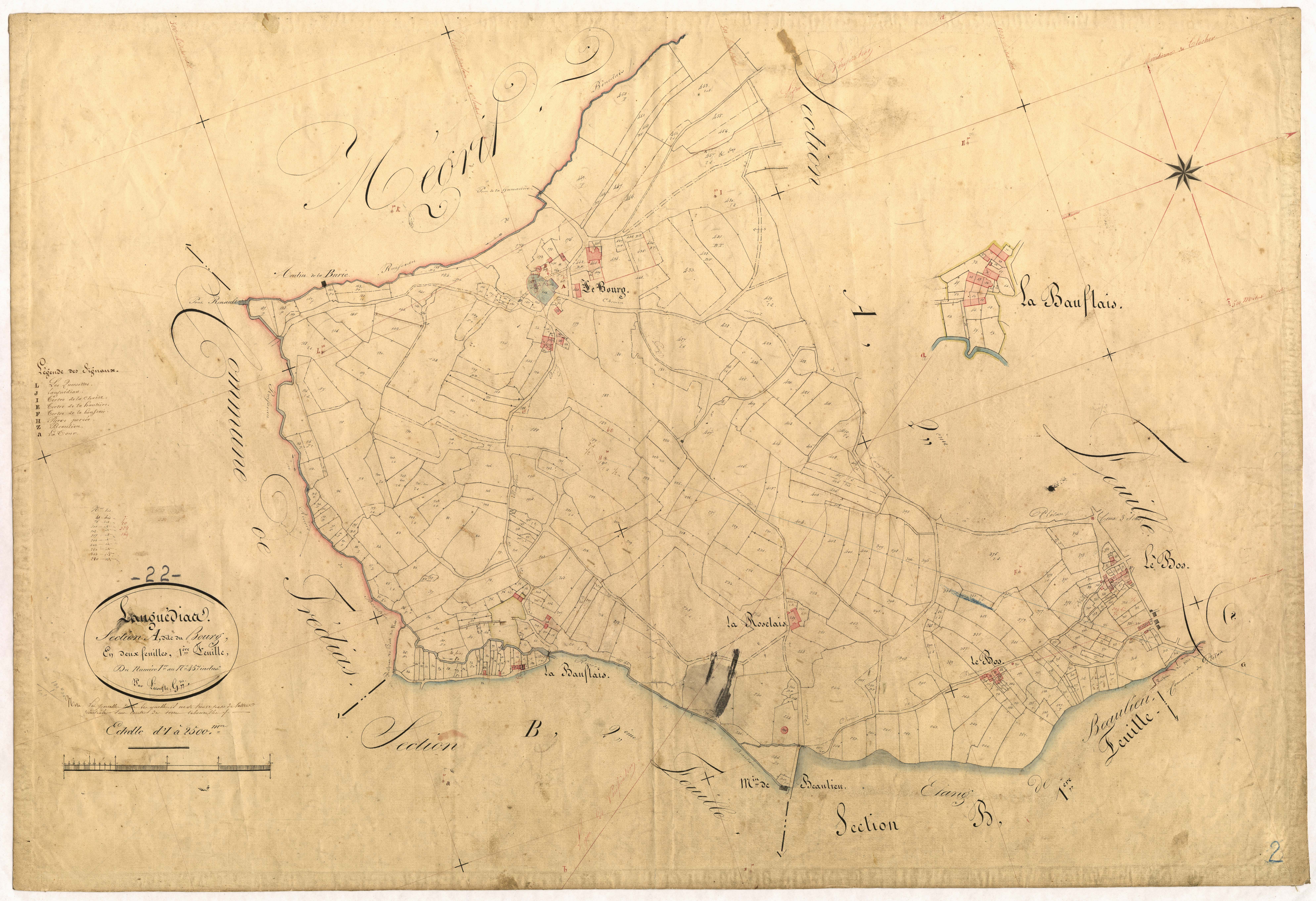 Languédias - Section A, 1re feuille