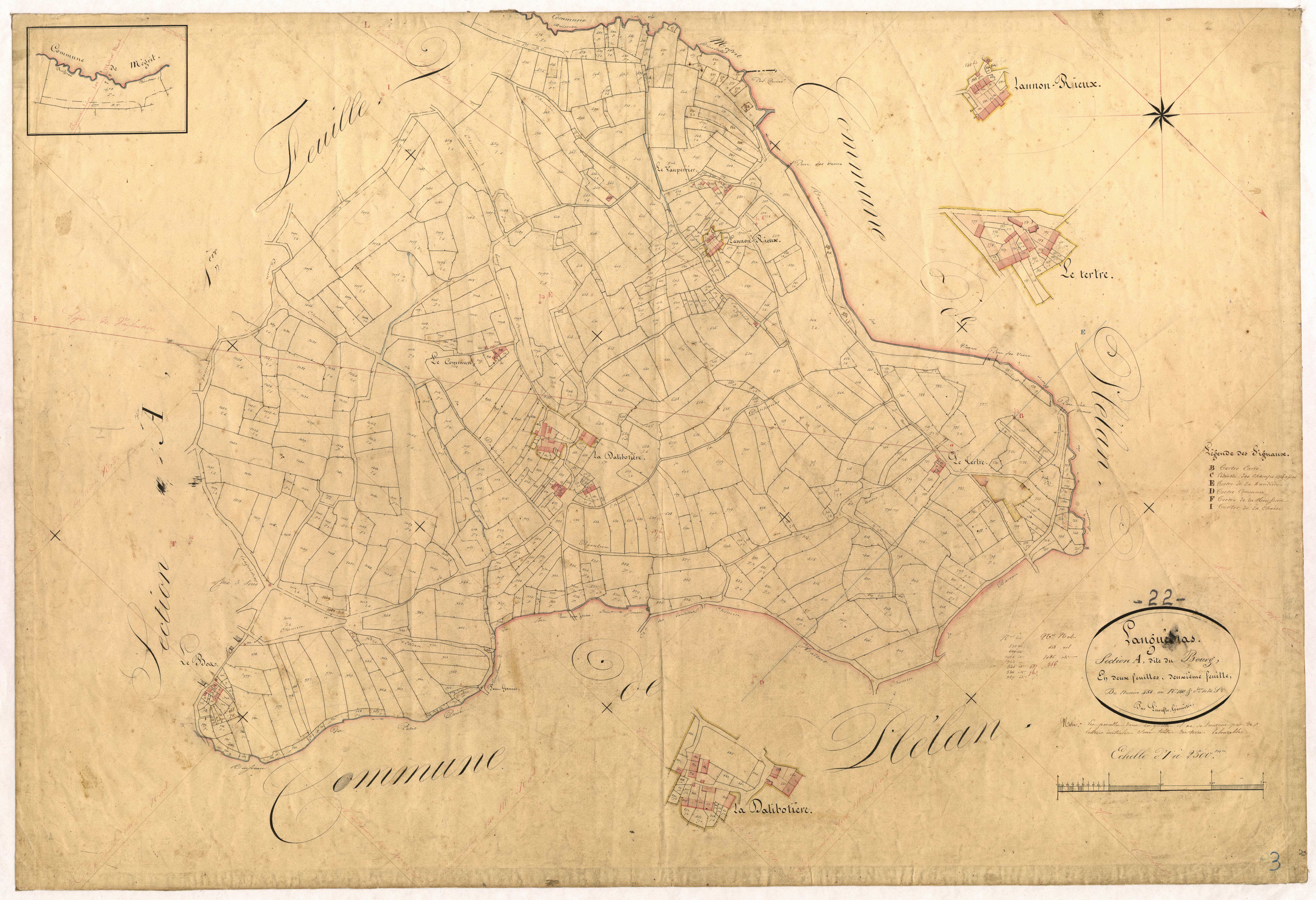 Languédias - Section A, 2e feuille