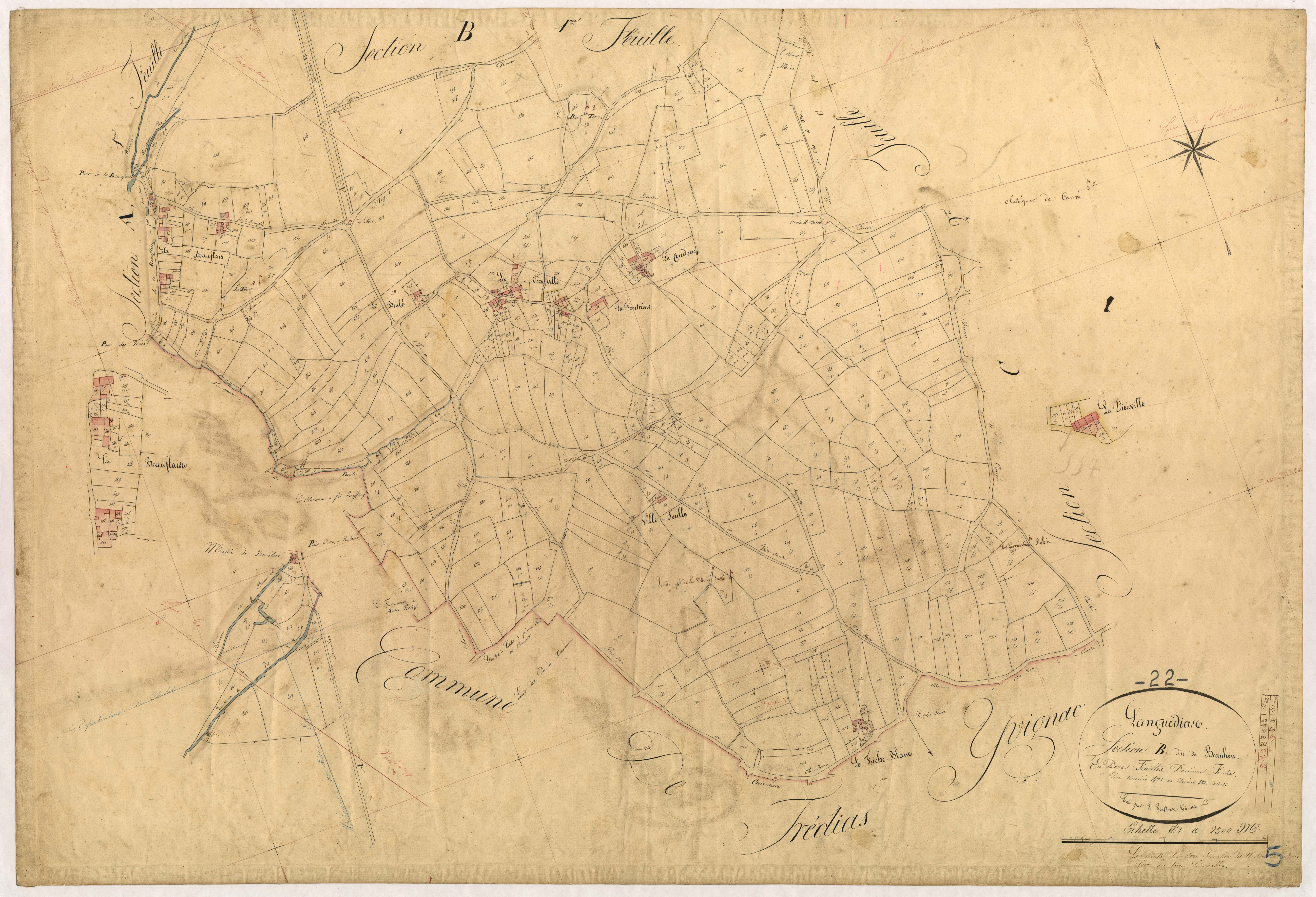 Languédias - Section B, 2e feuille