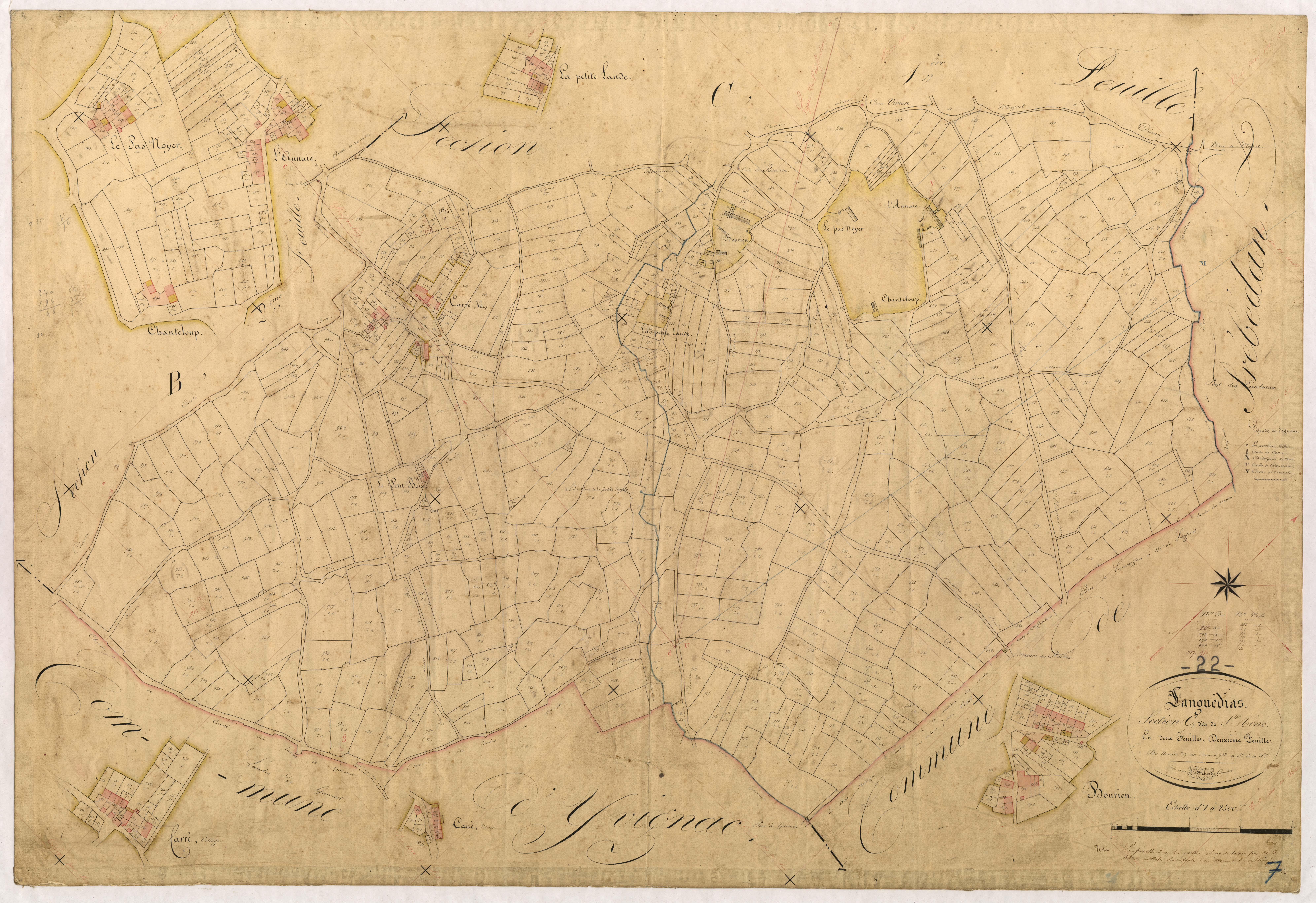 Languédias - Section C, 2e feuille