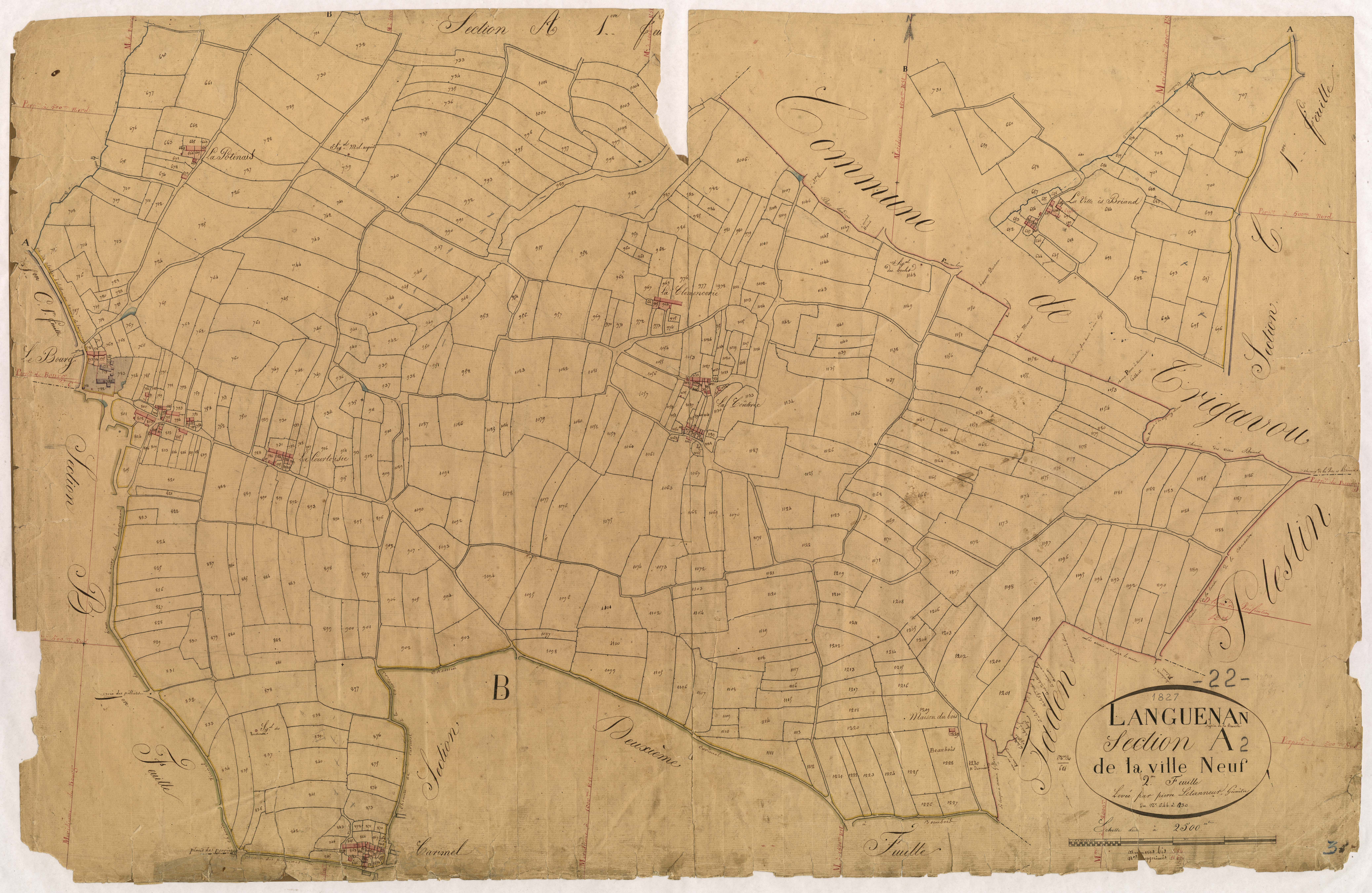 Languenan - Section A, 2e feuille