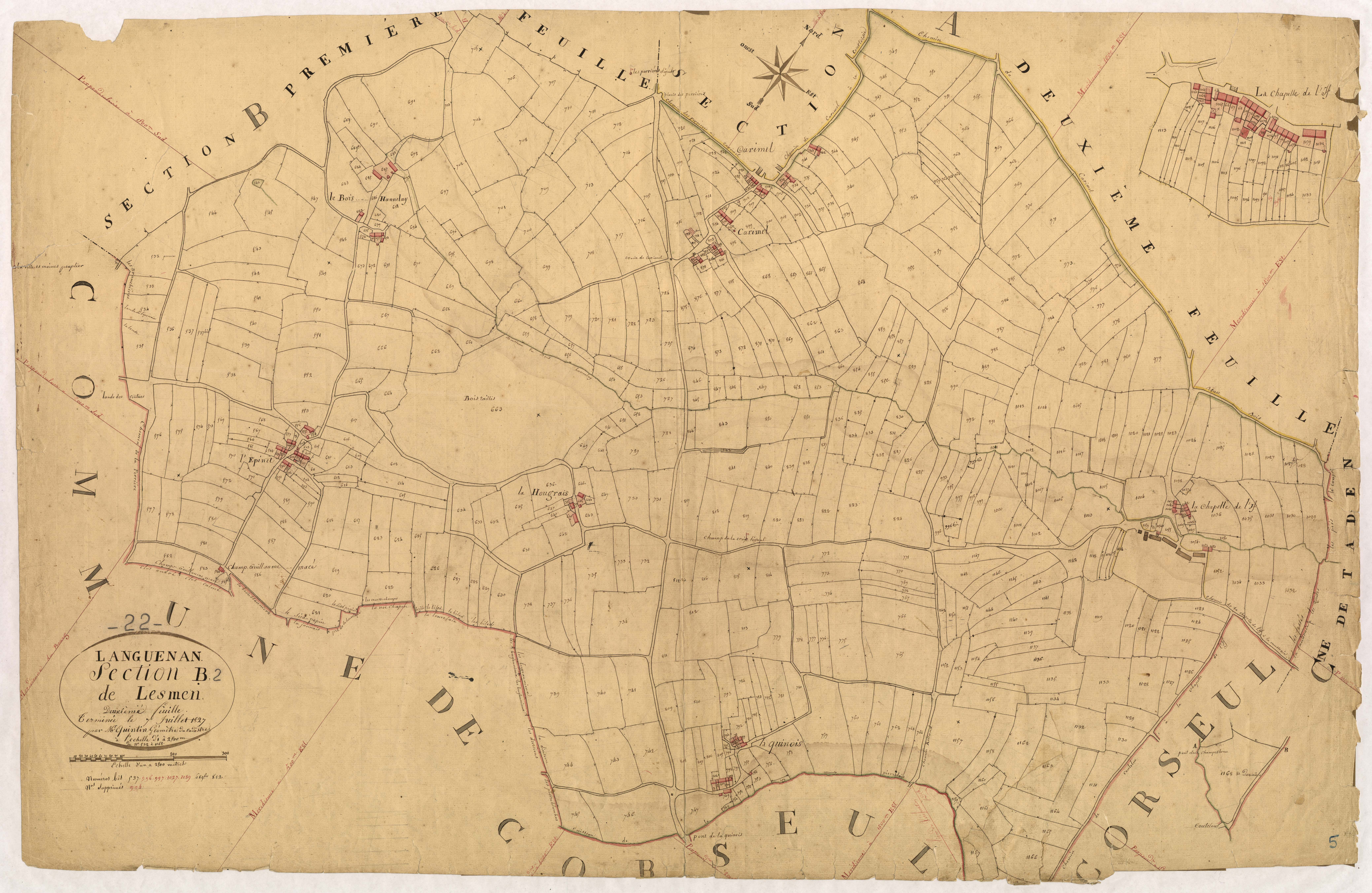 Languenan - Section B, 2e feuille