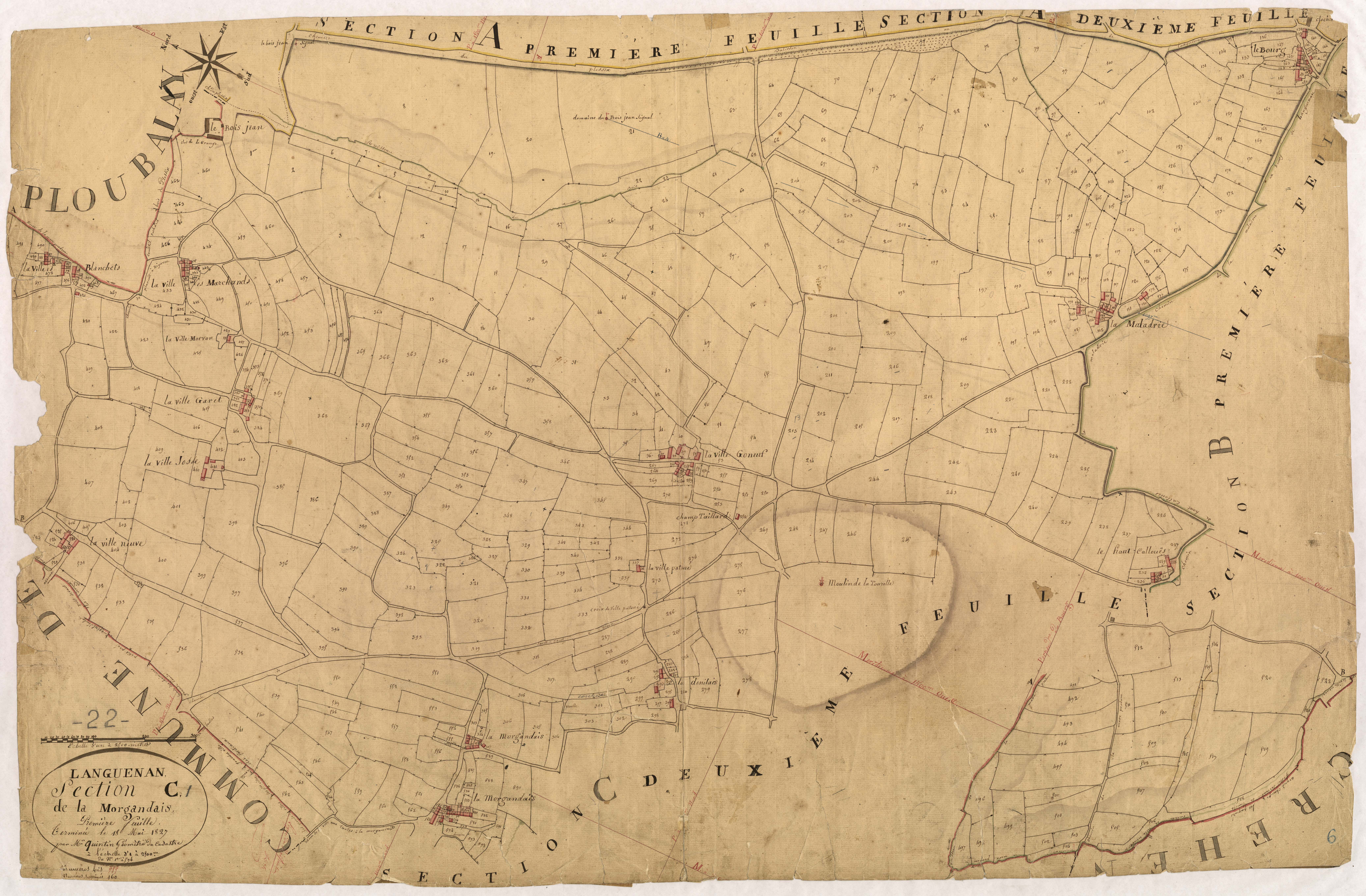 Languenan - Section C, 1re feuille