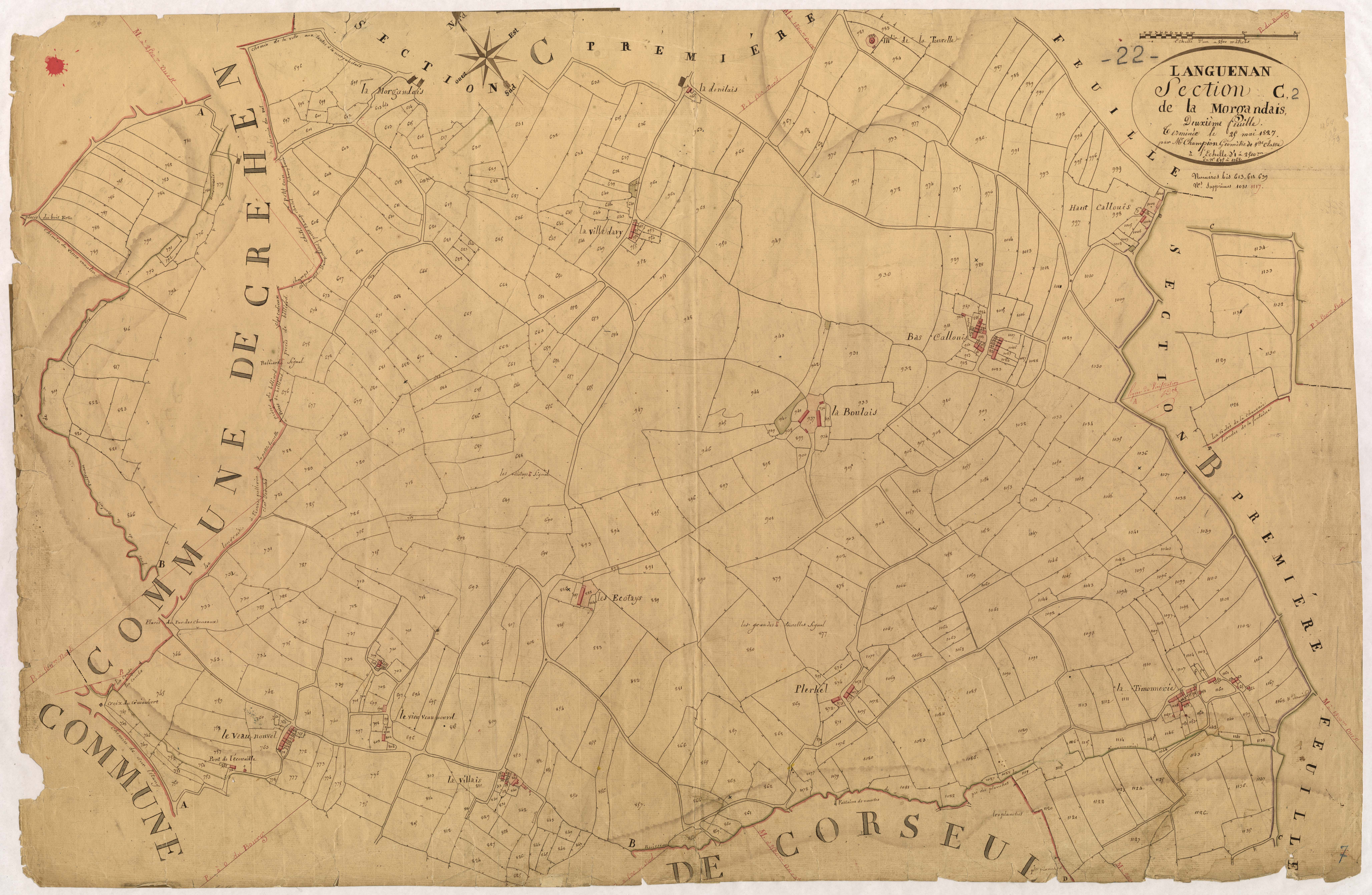 Languenan - Section C, 2e feuille