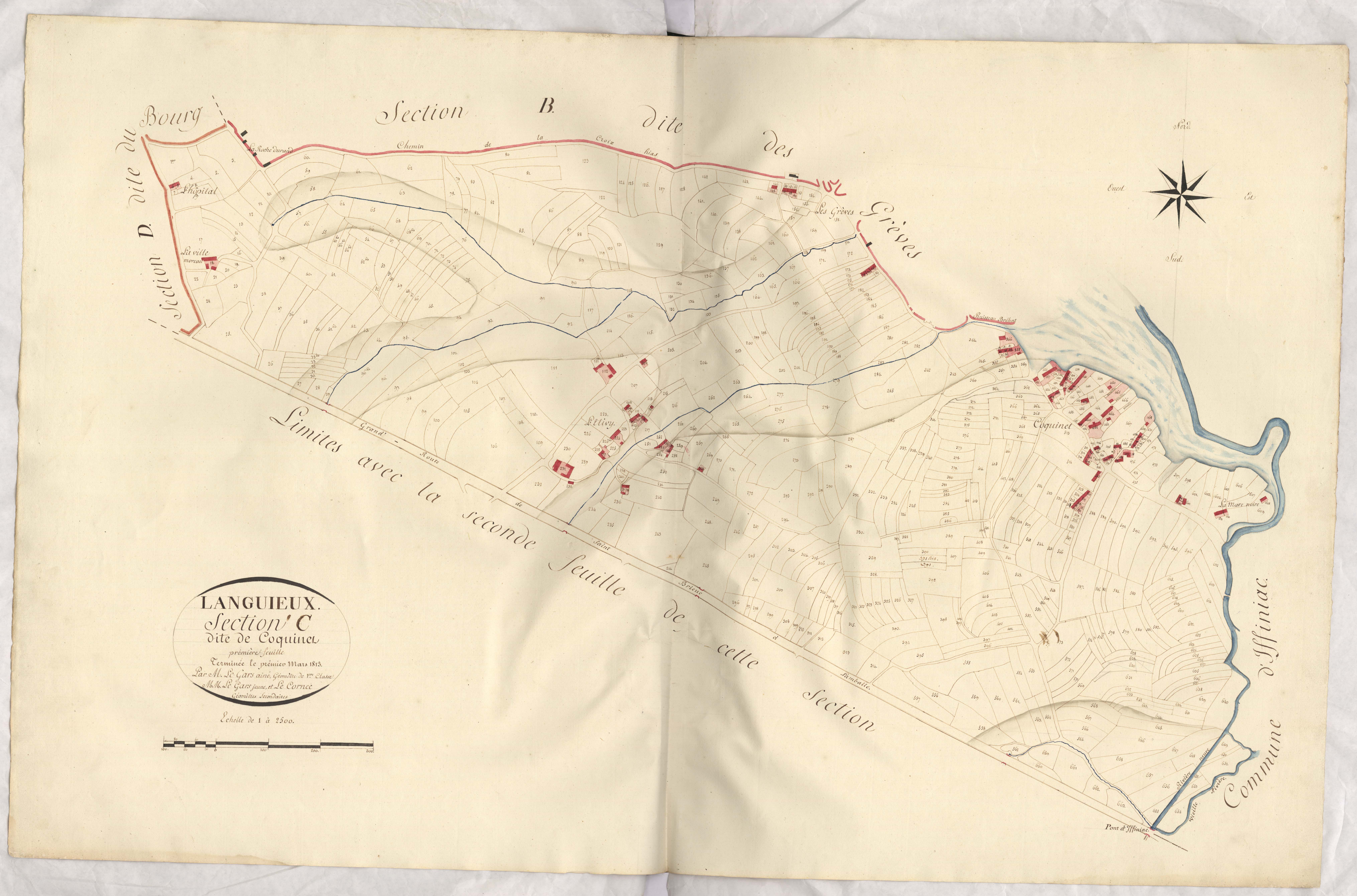 Langueux - Section C, 1re feuille