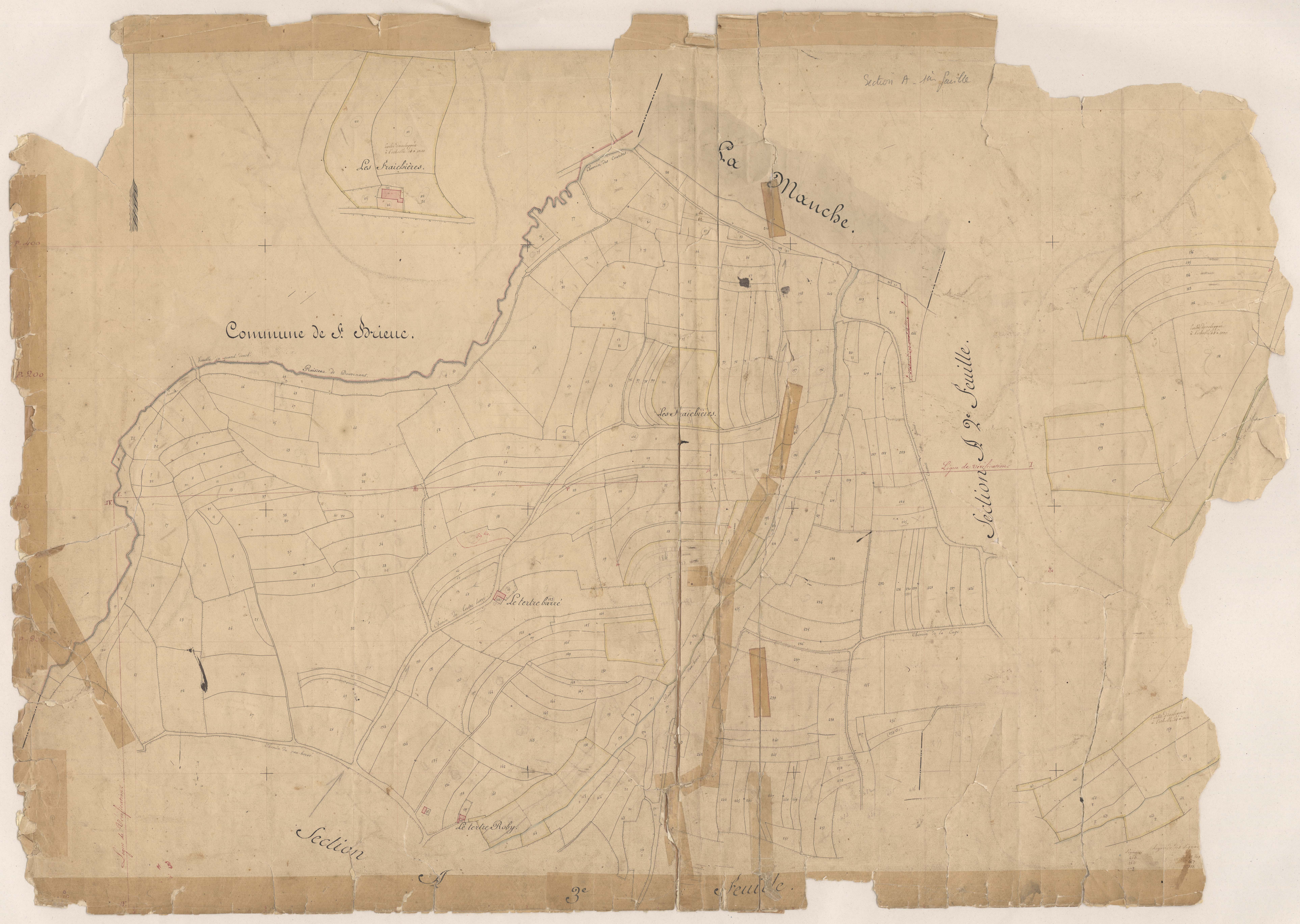 Langueux - Section A, 1re feuille