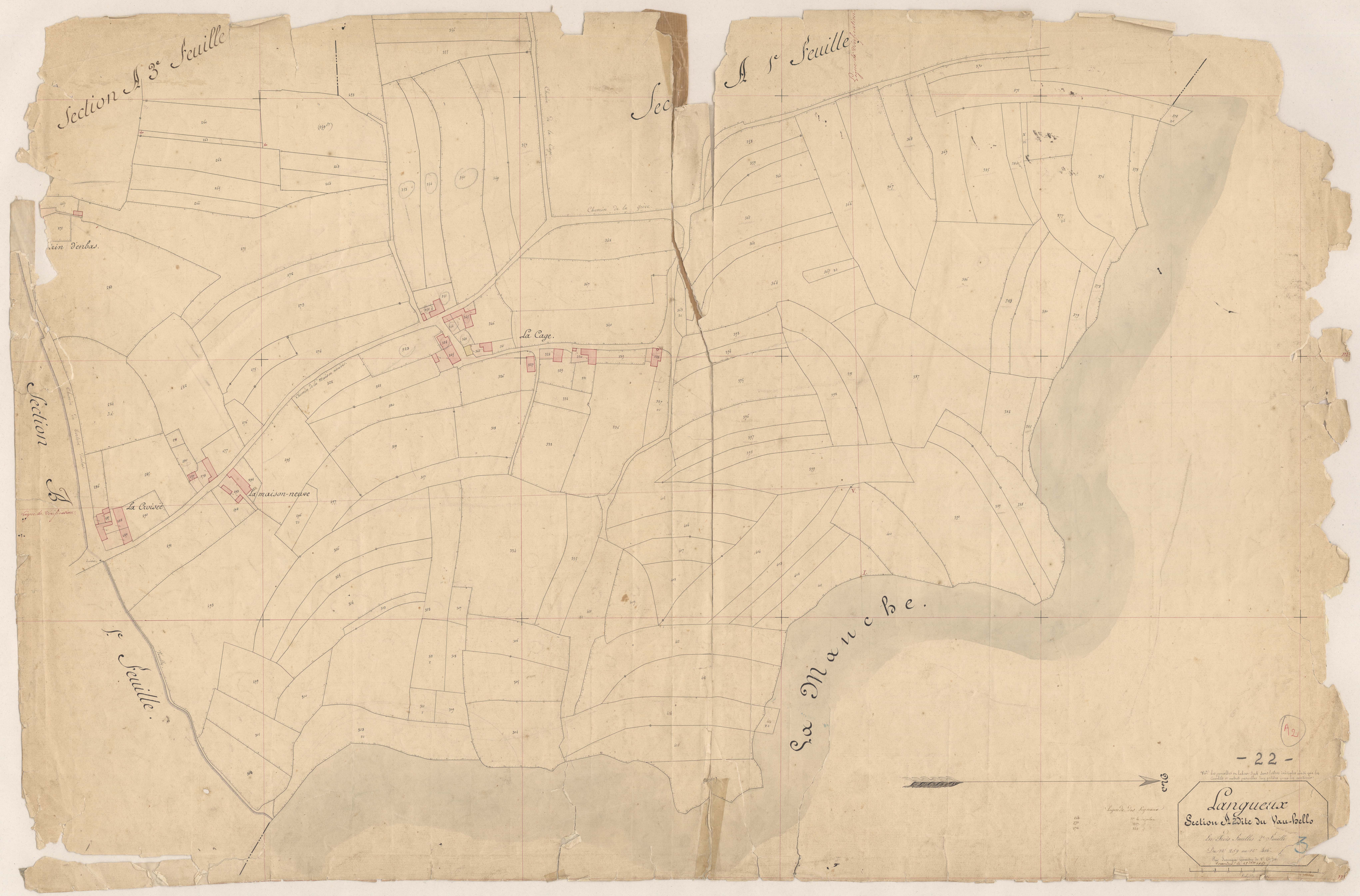 Langueux - Section A, 2e feuille