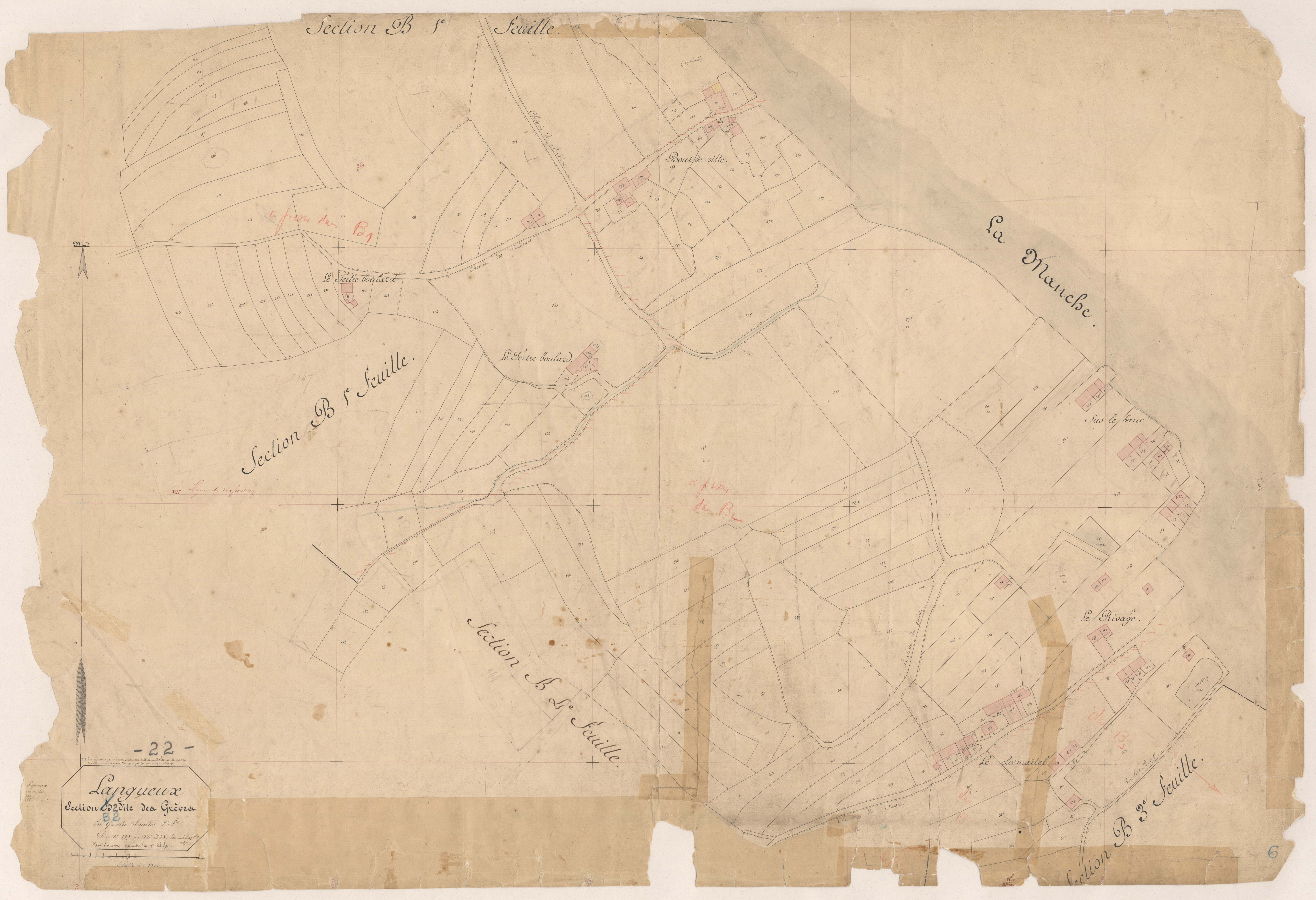 Langueux - Section B, 2e feuille