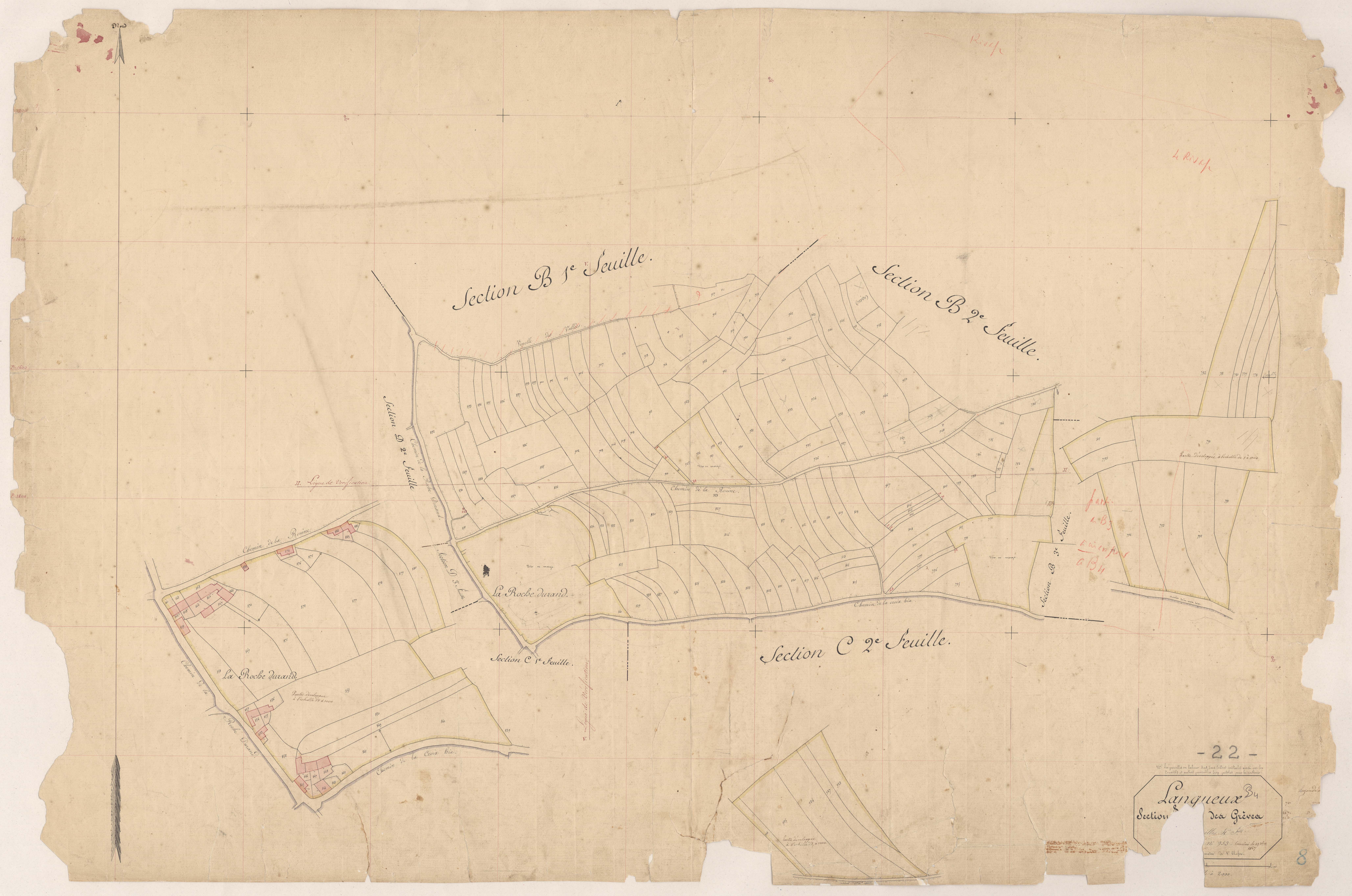 Langueux - Section B, 4e feuille