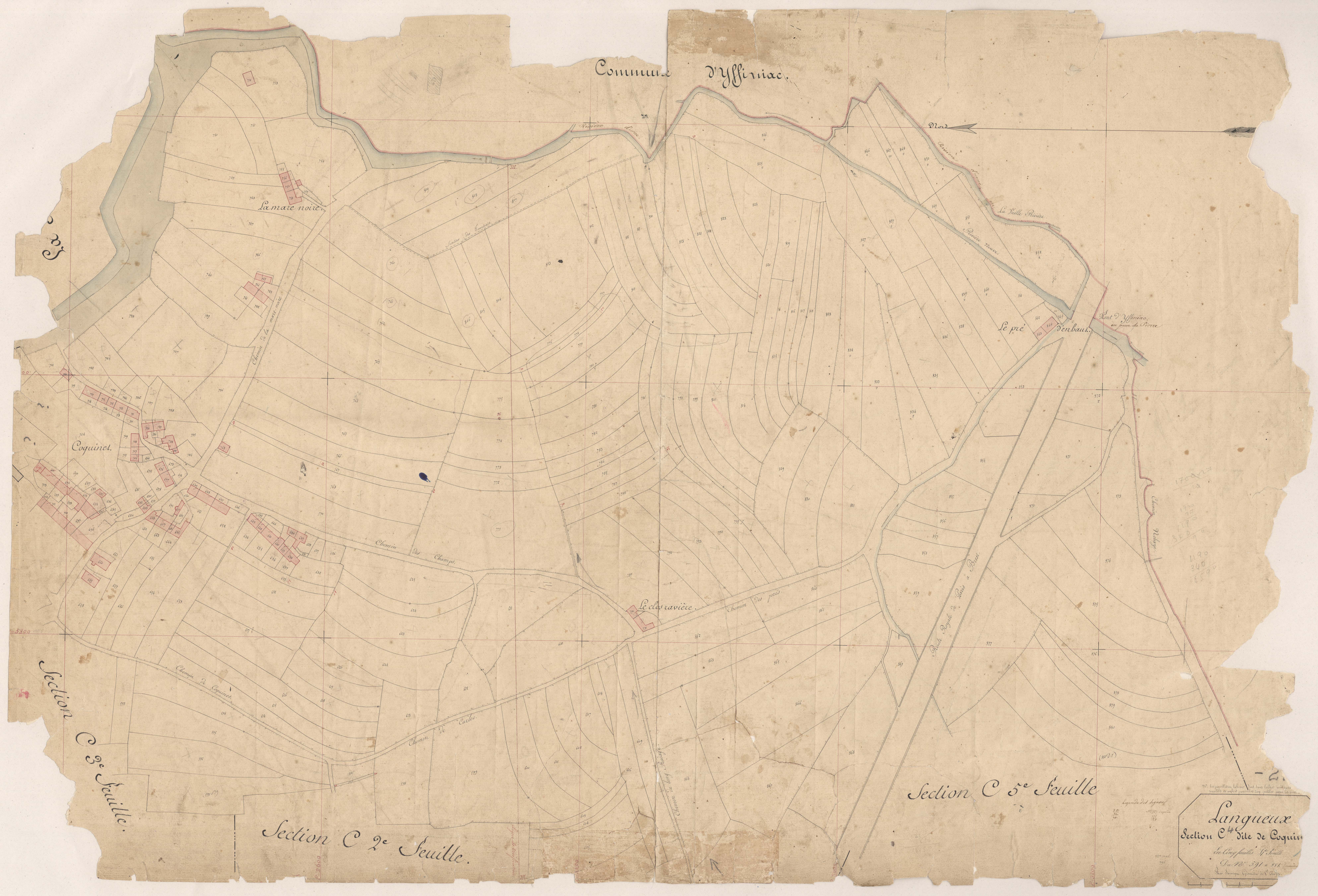 Langueux - Section C, 4e feuille
