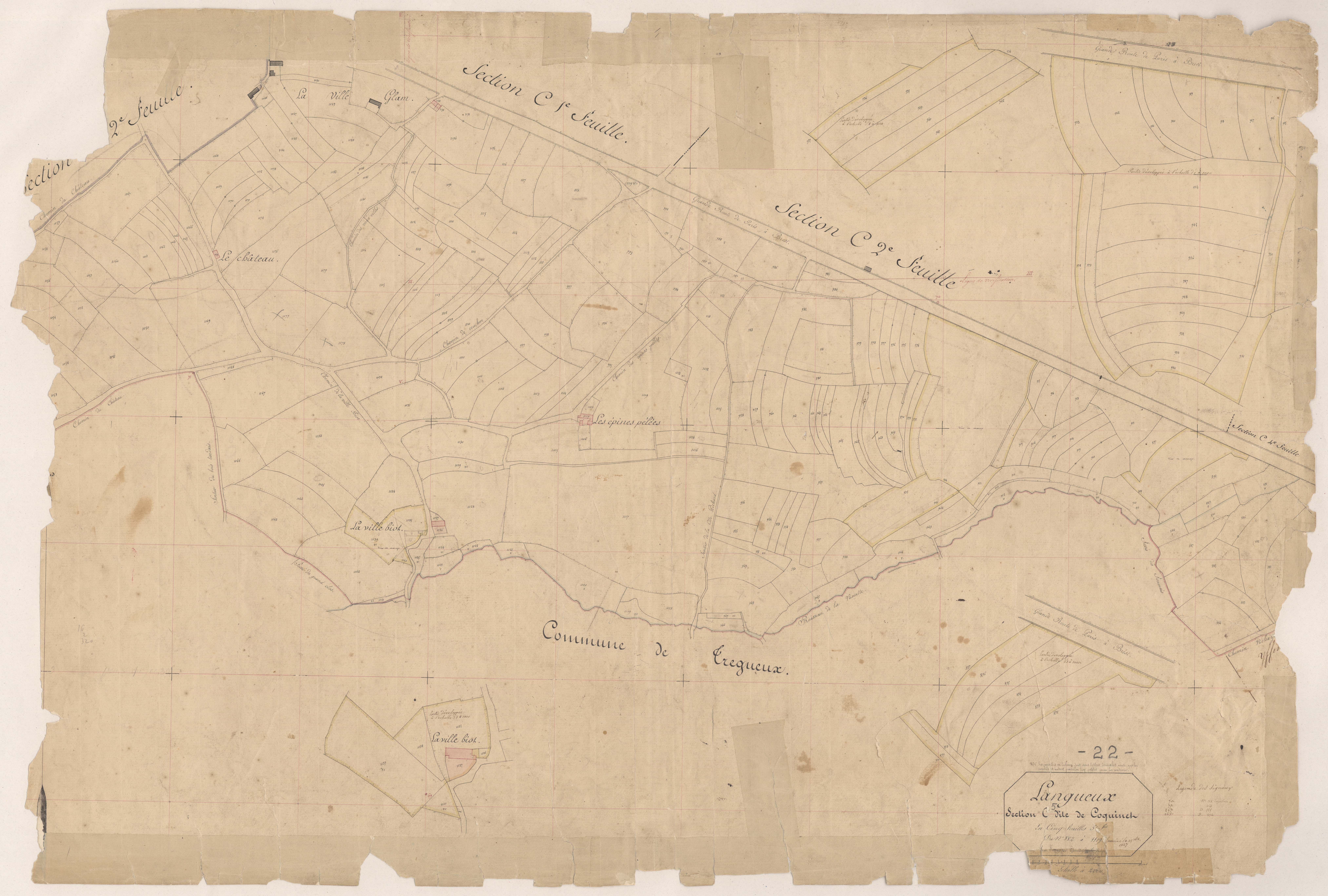 Langueux - Section C, 5e feuille