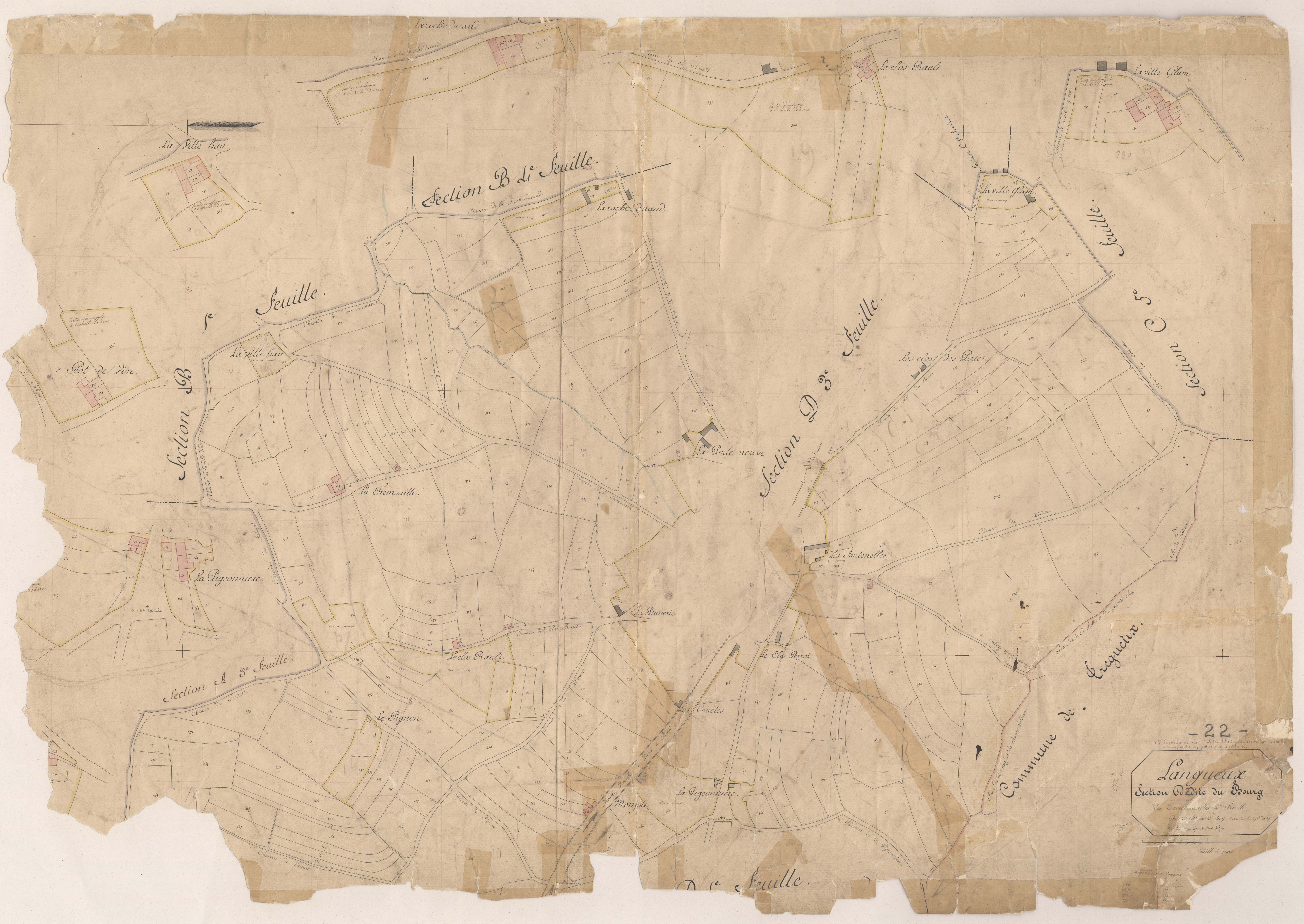 Langueux - Section D, 2e feuille