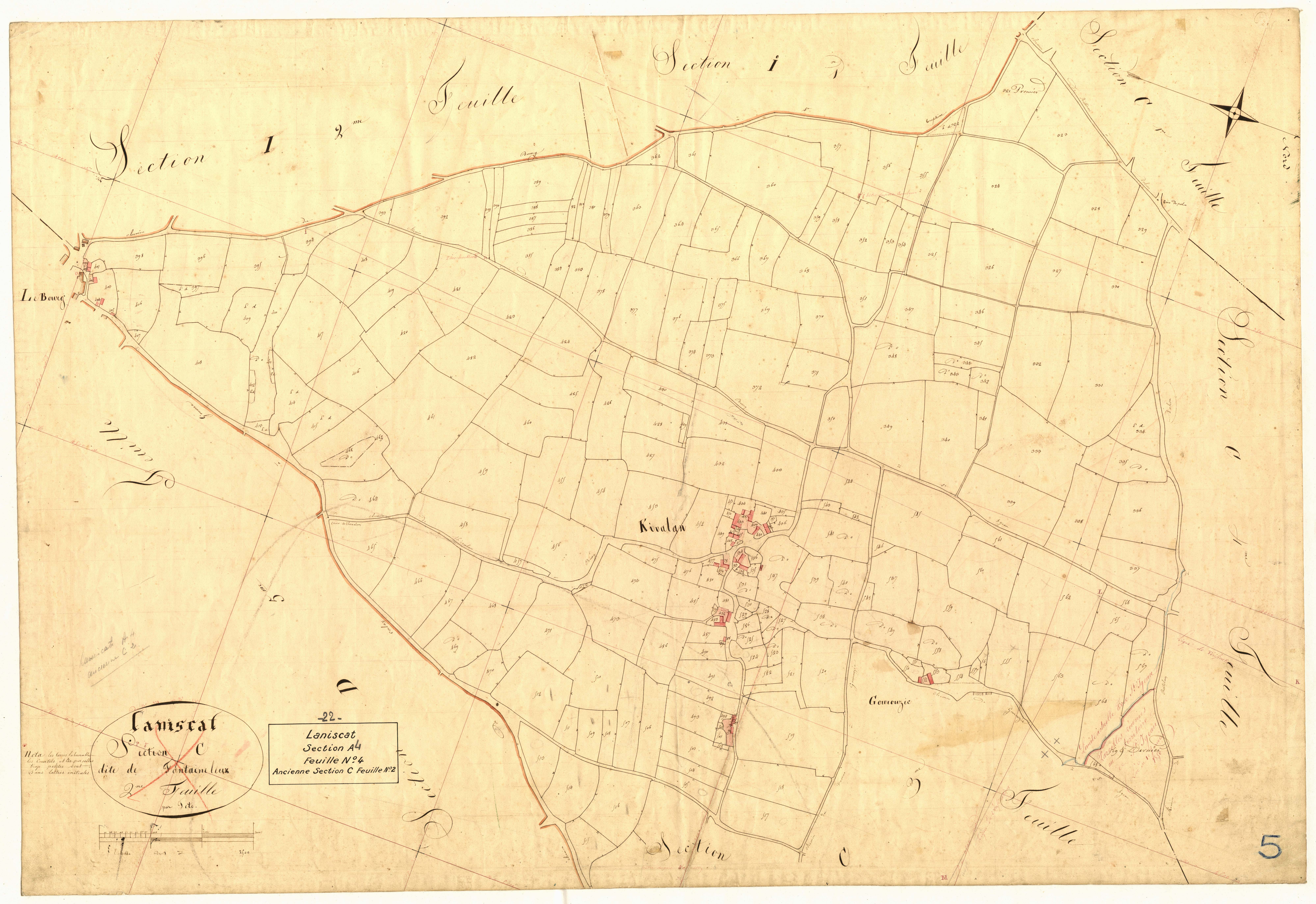 Laniscat - Section A, 4e feuille
