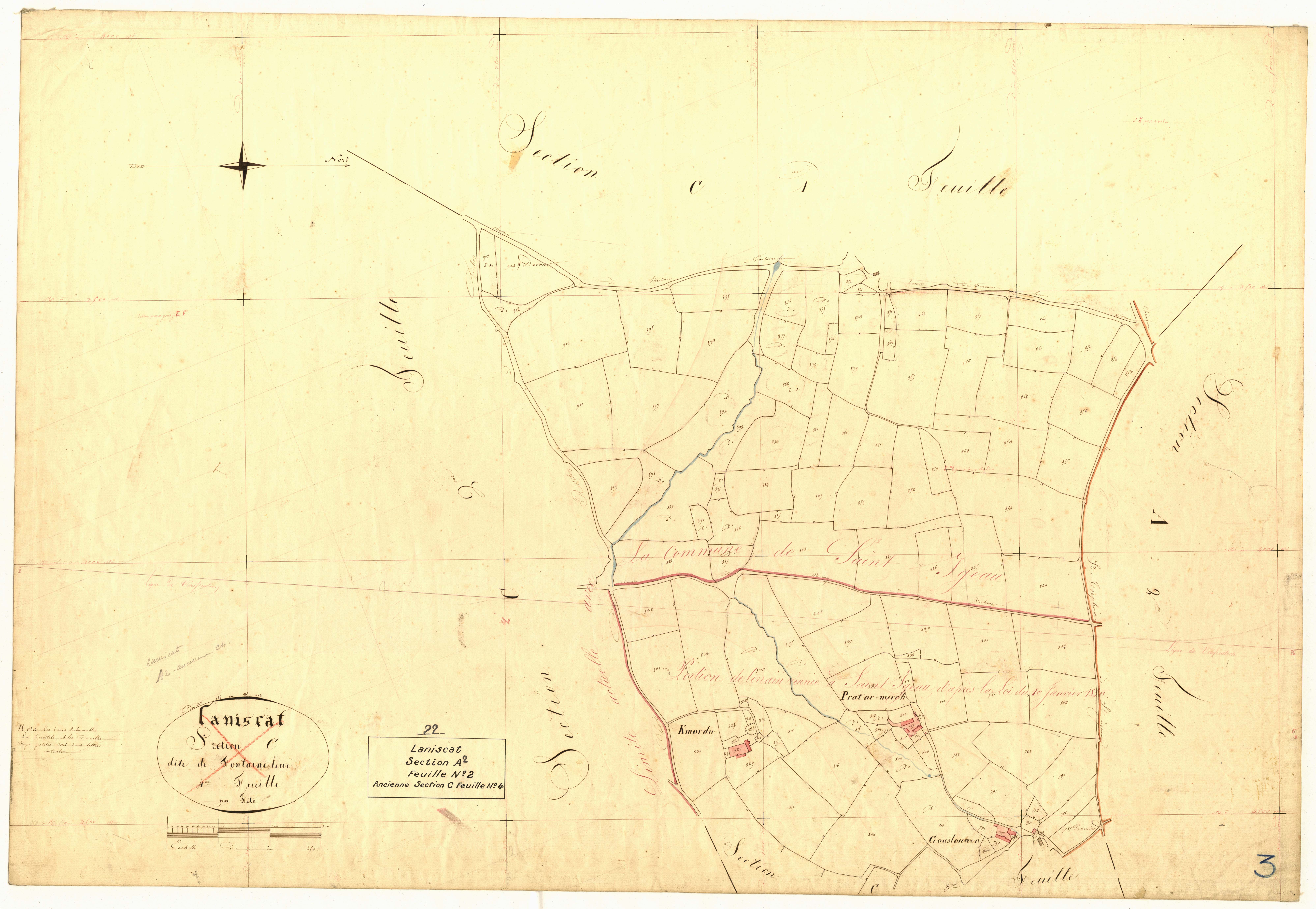 Laniscat - Section A, 2e feuille