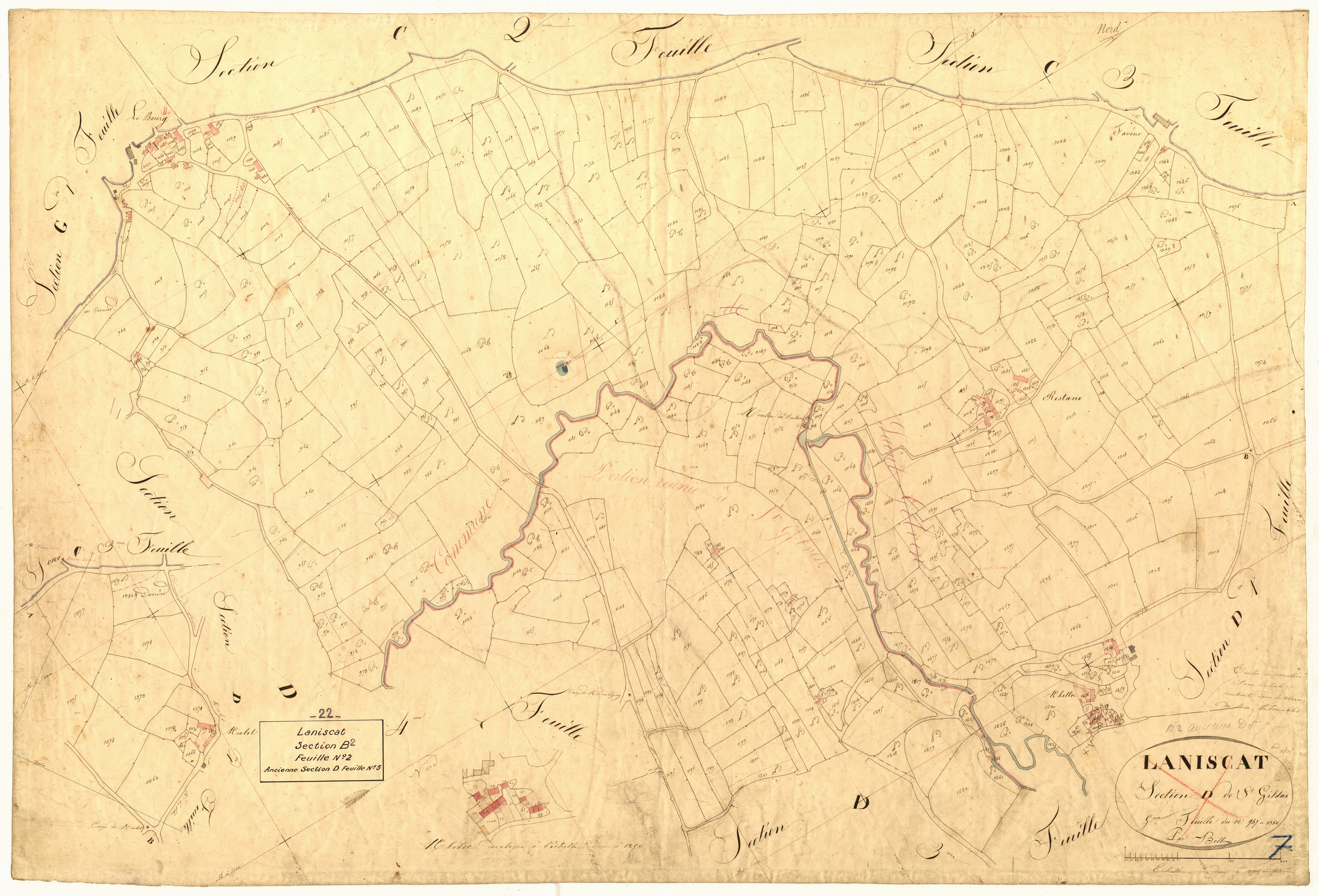 Laniscat - Section B, 2e feuille