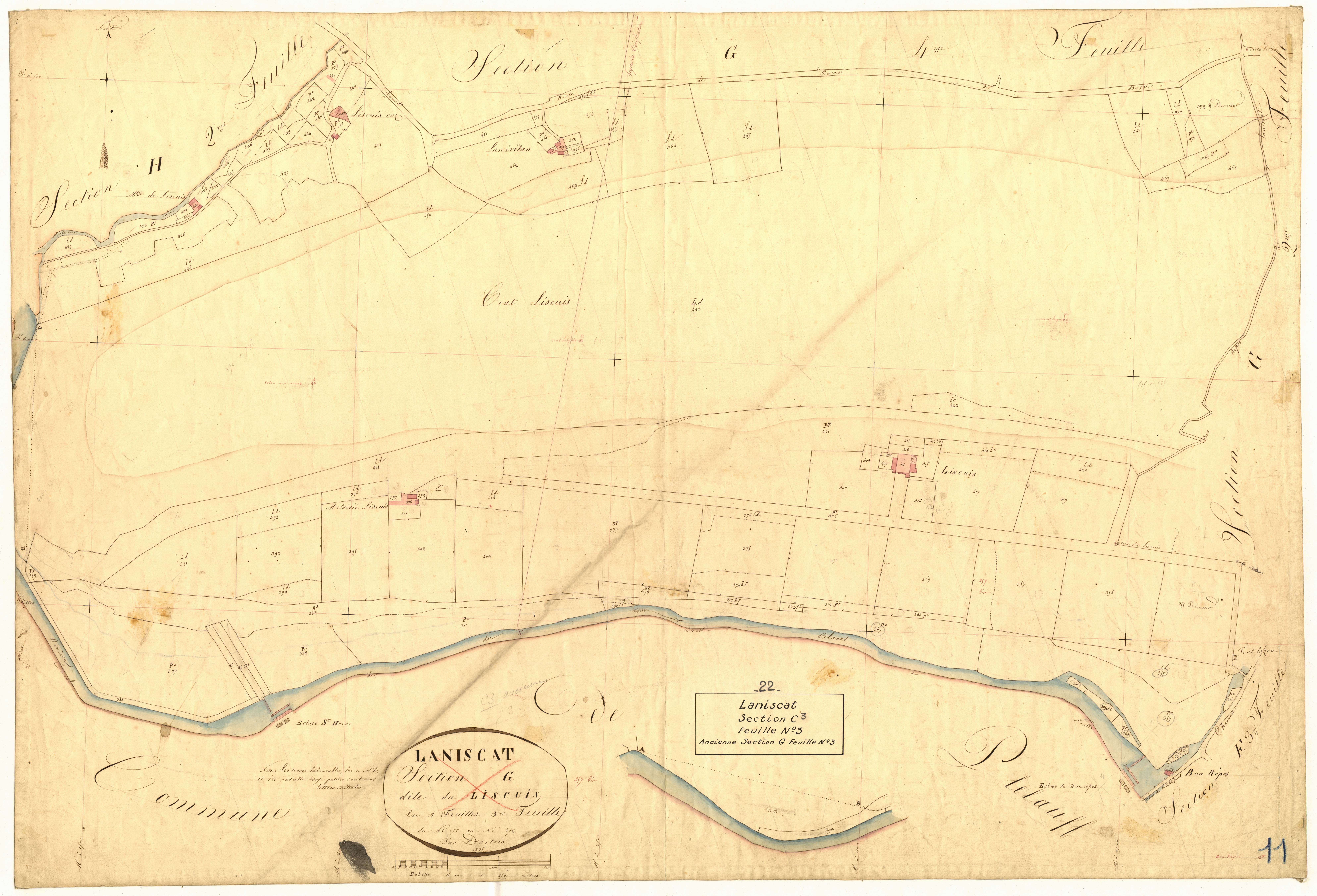 Laniscat - Section C, 3e feuille