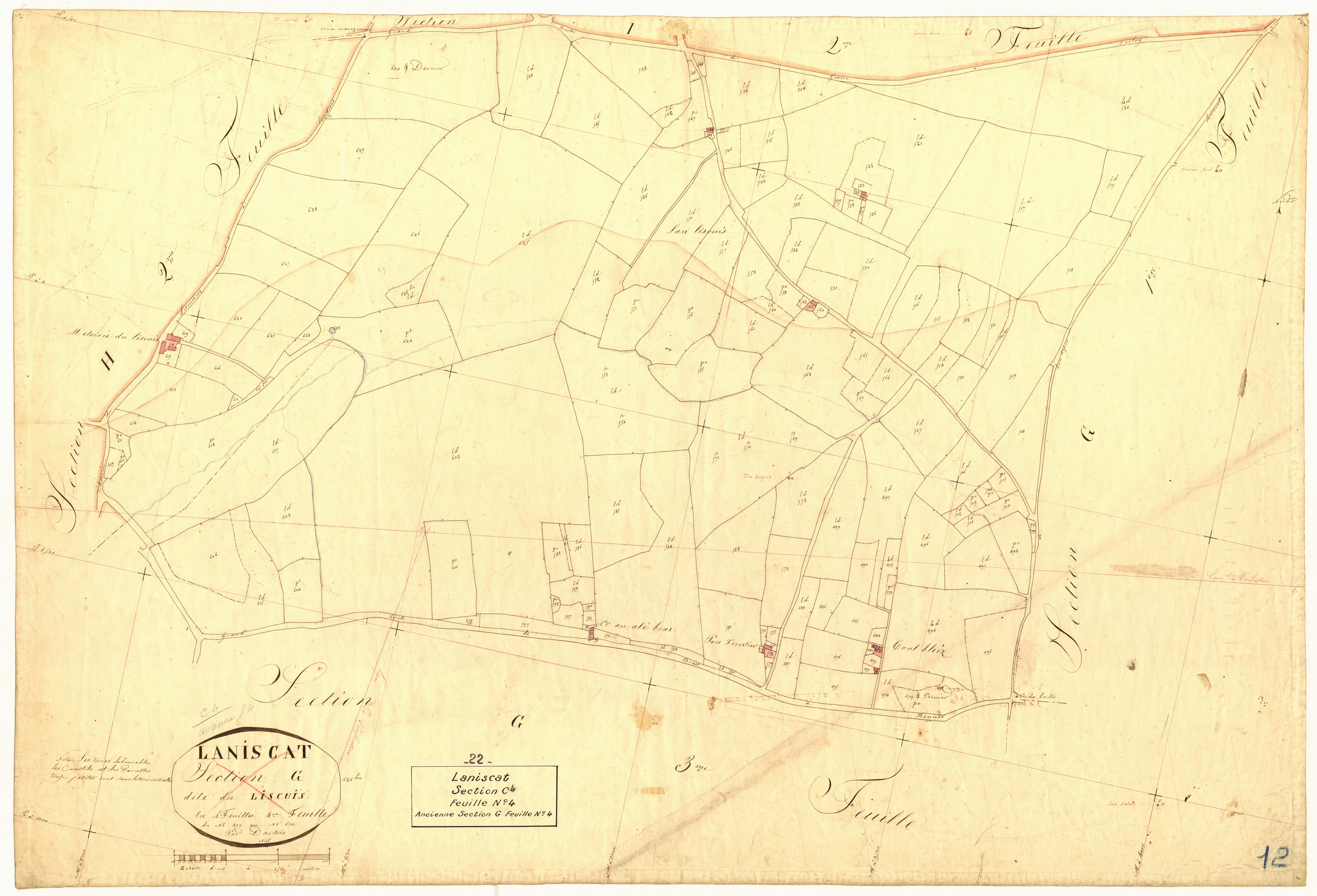 Laniscat - Section C, 4e feuille