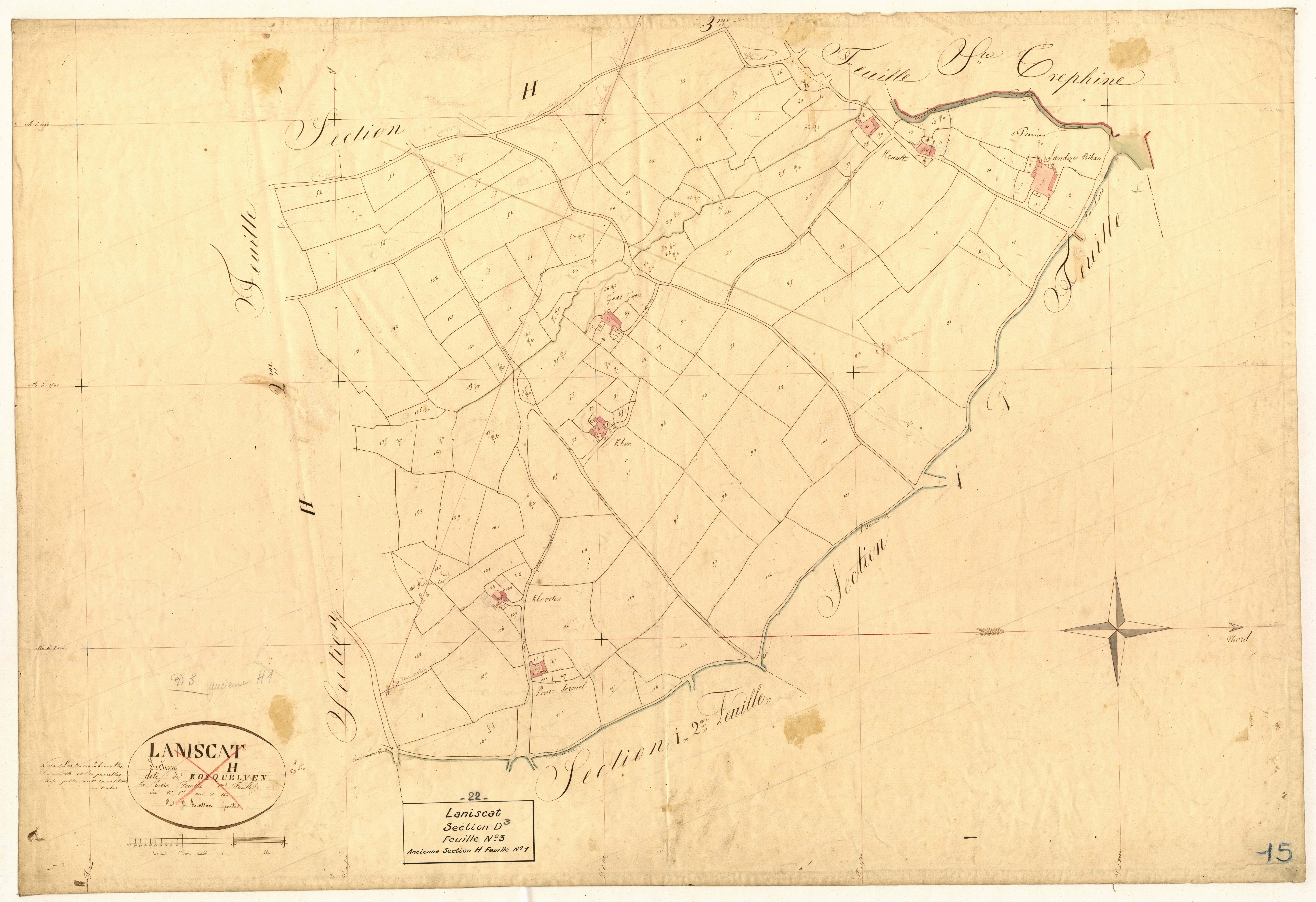 Laniscat - Section D, 3e feuille