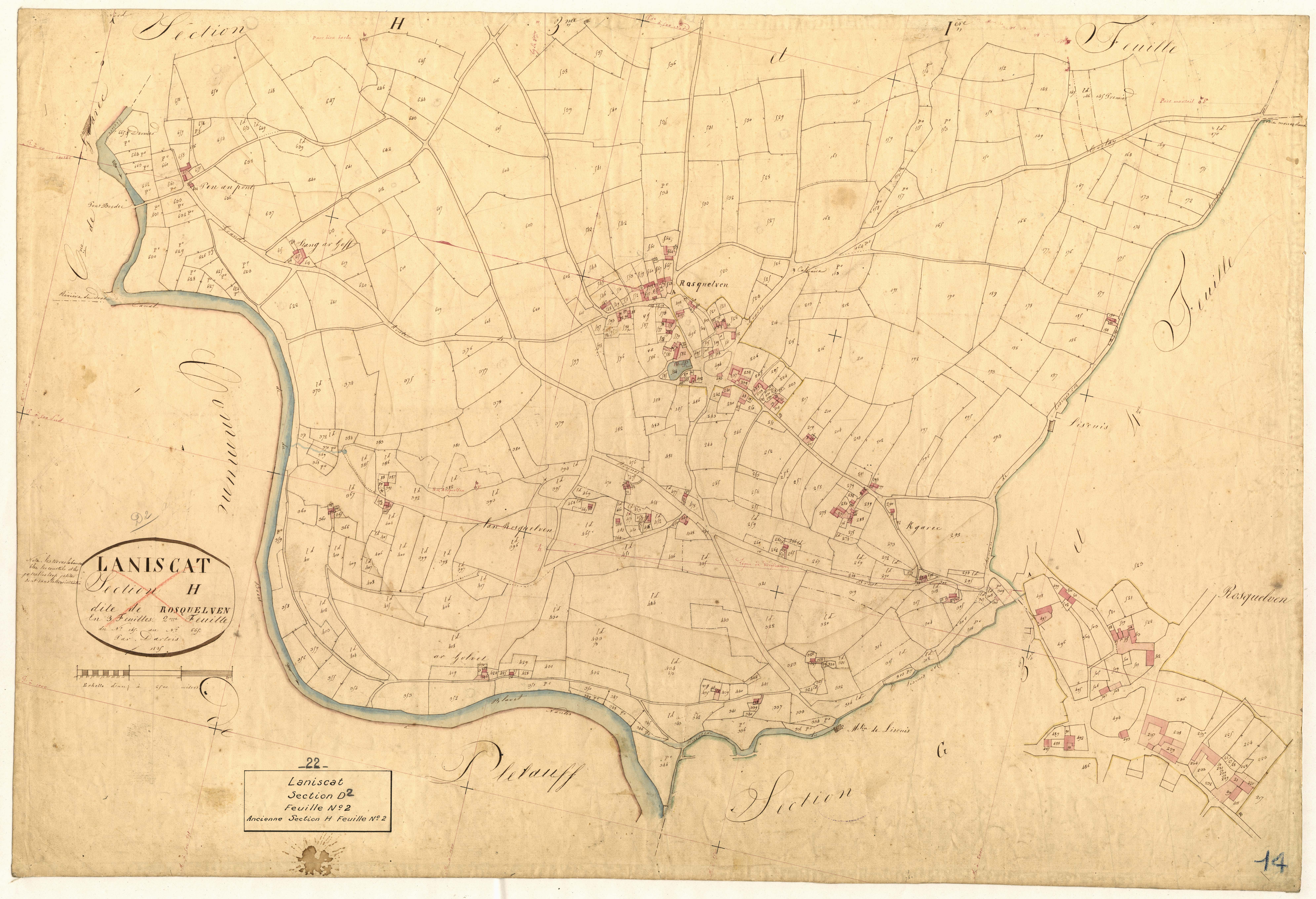 Laniscat - Section D, 2e feuille