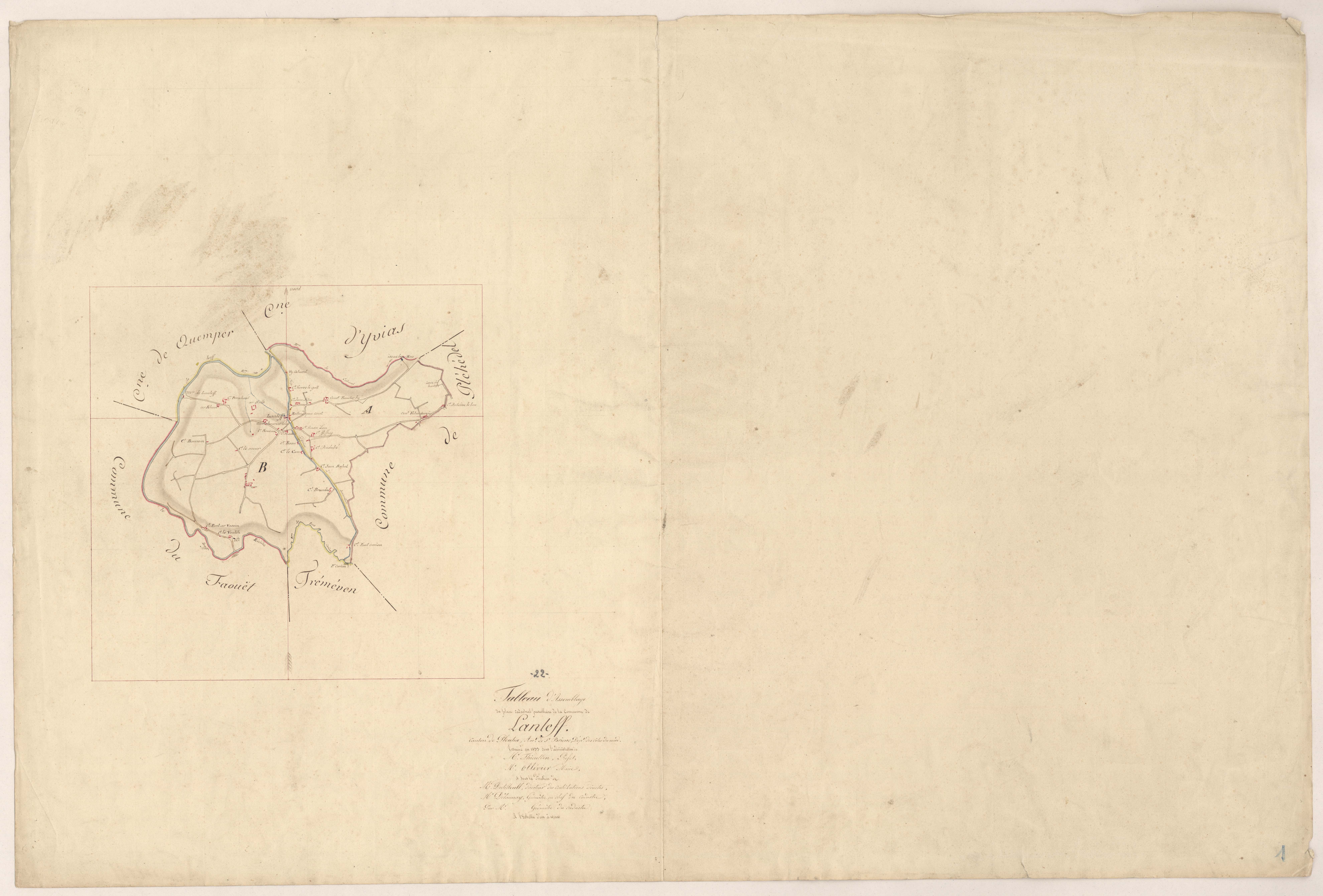 Lanleff - Tableau d'assemblage