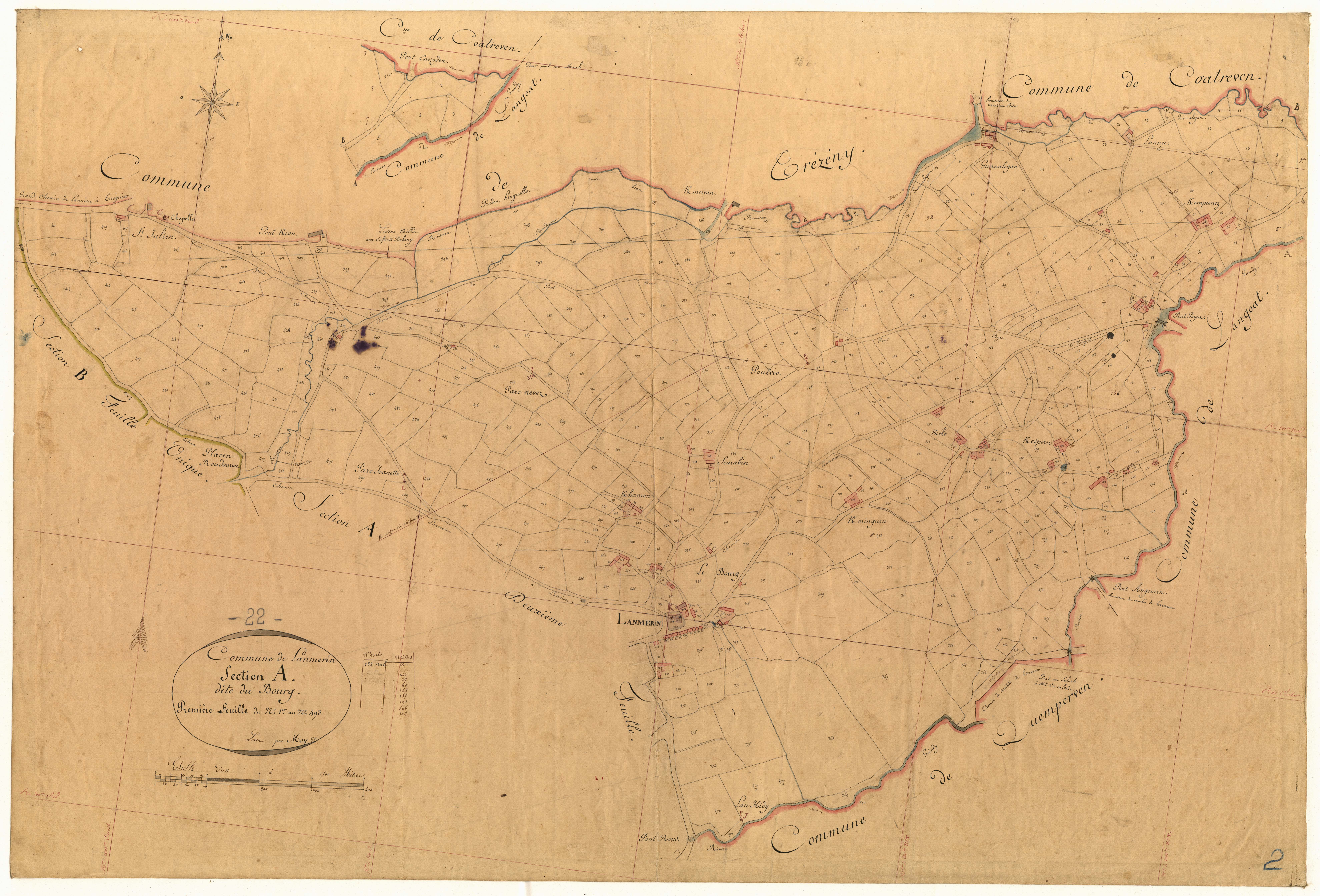 Lanmérin - Section A, 1re feuille