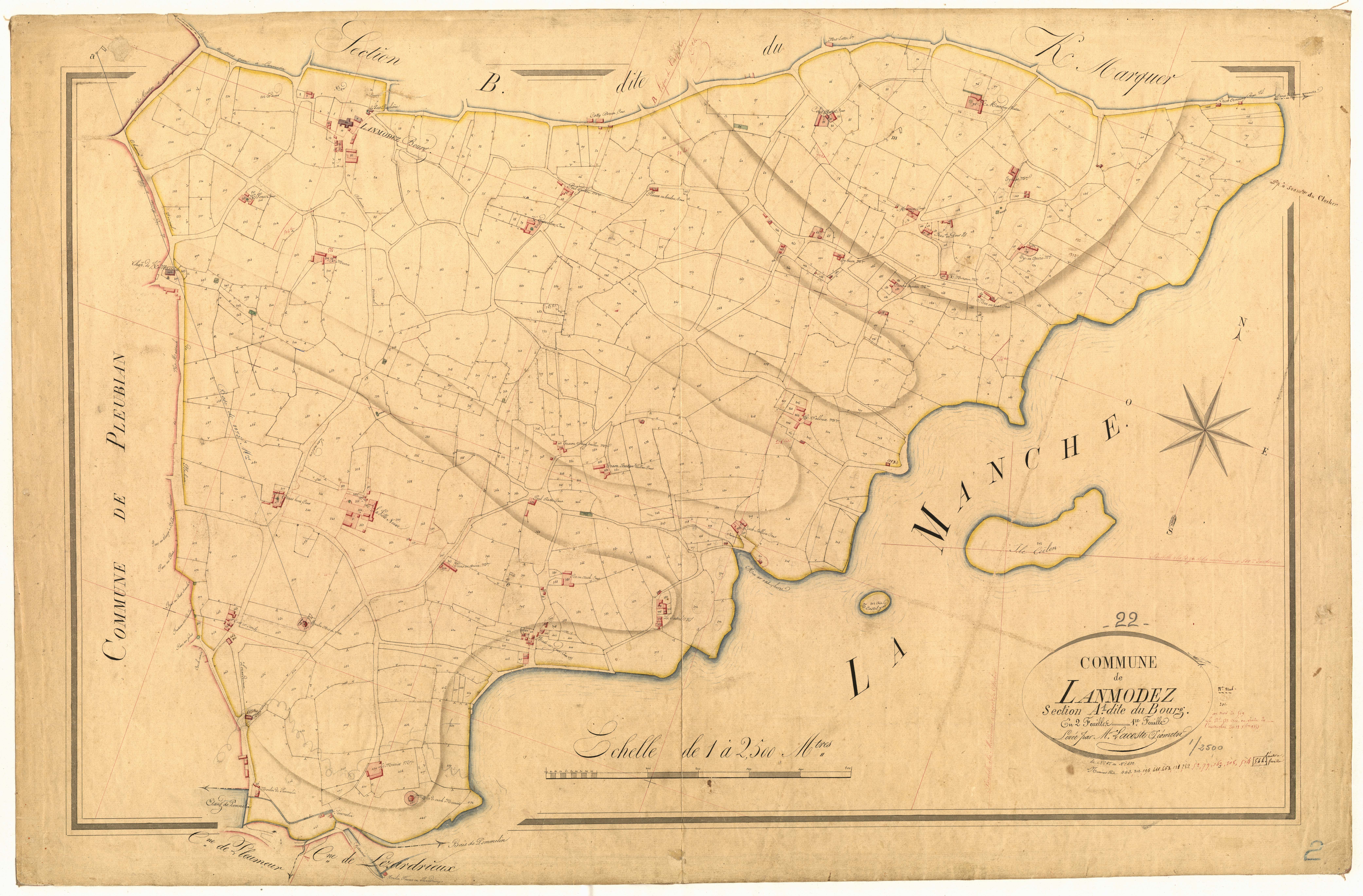 Lanmodez - Section A, 1re feuille