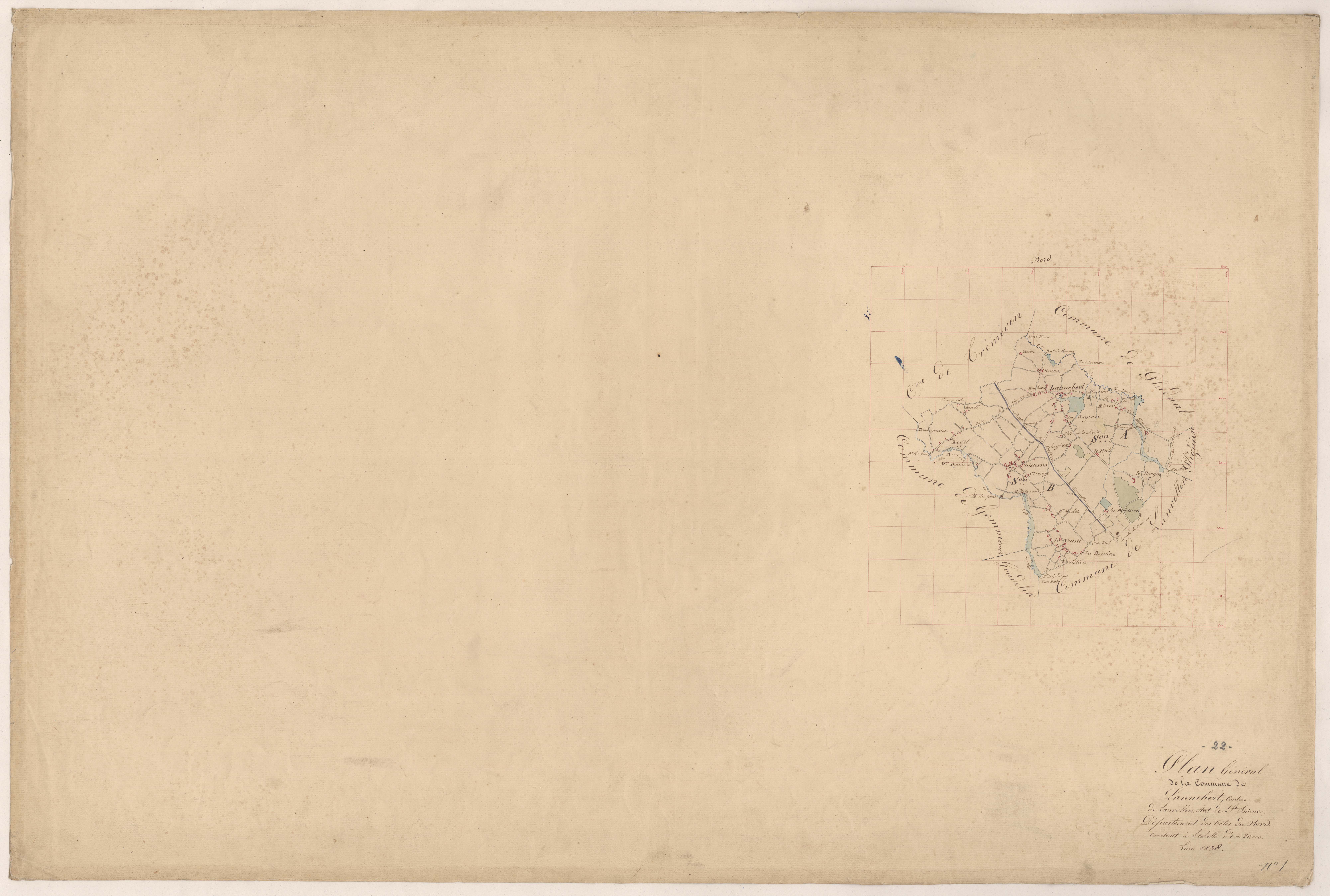 Lannebert - Tableau d'assemblage