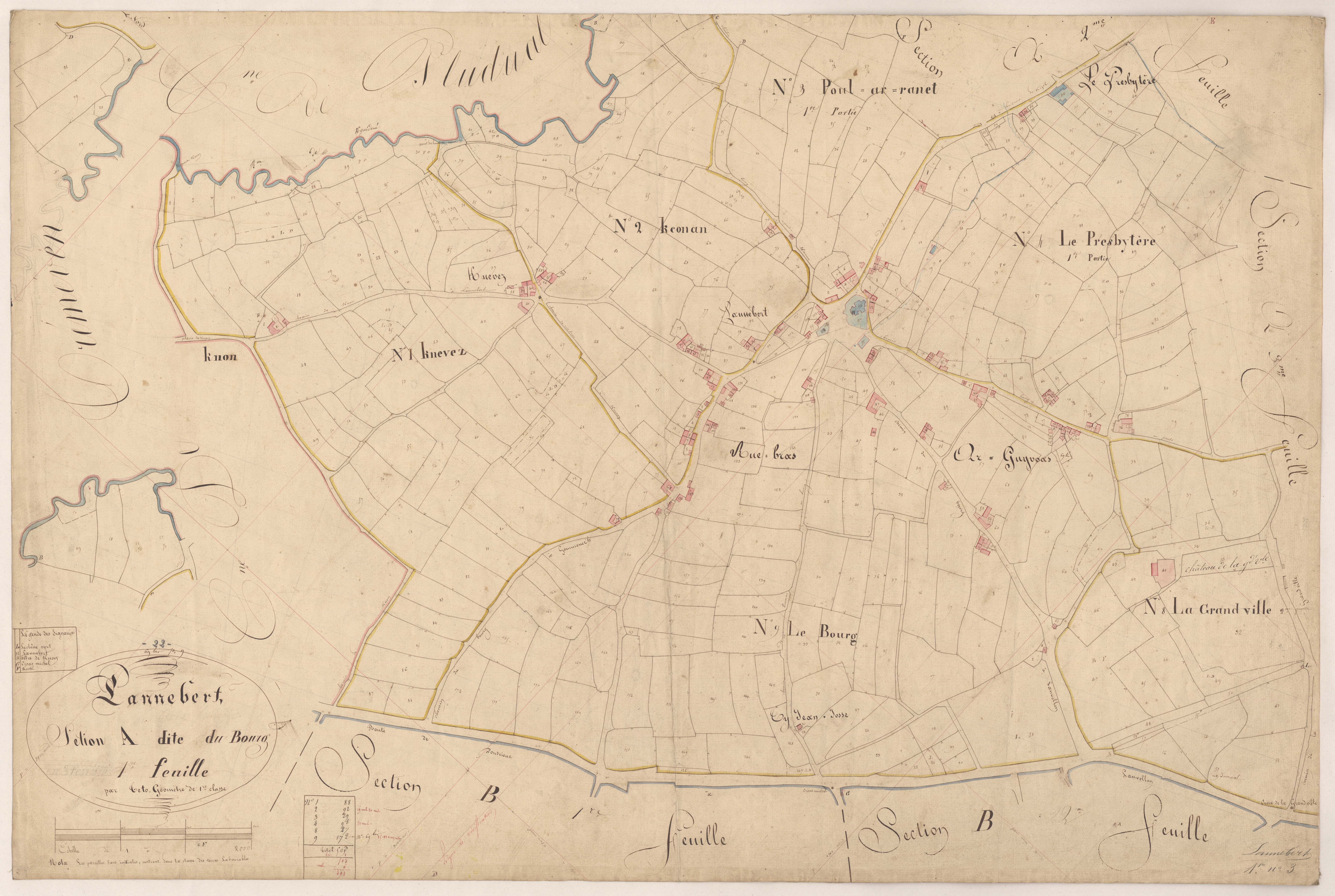 Lannebert - Section A, 1re feuille