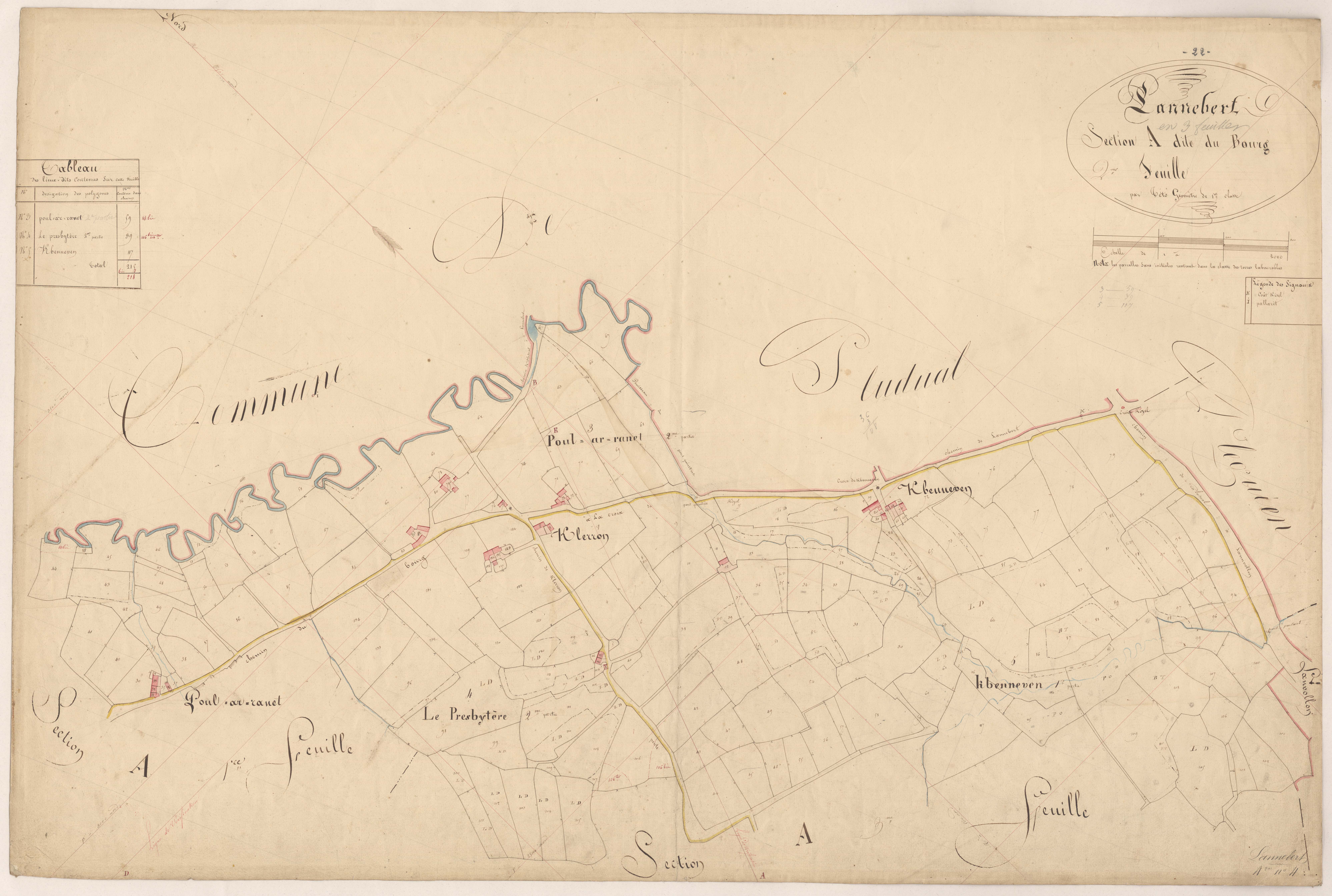 Lannebert - Section A, 2e feuille