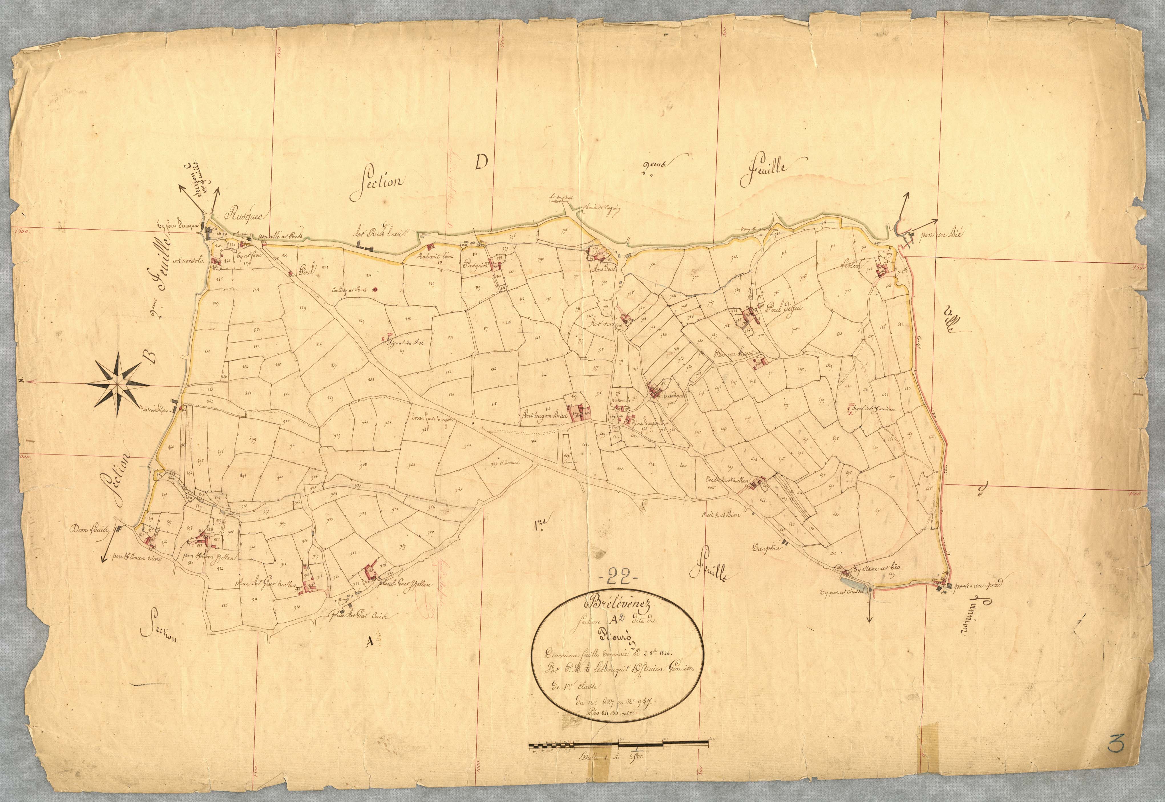 Lannion - Section A, 2e feuille