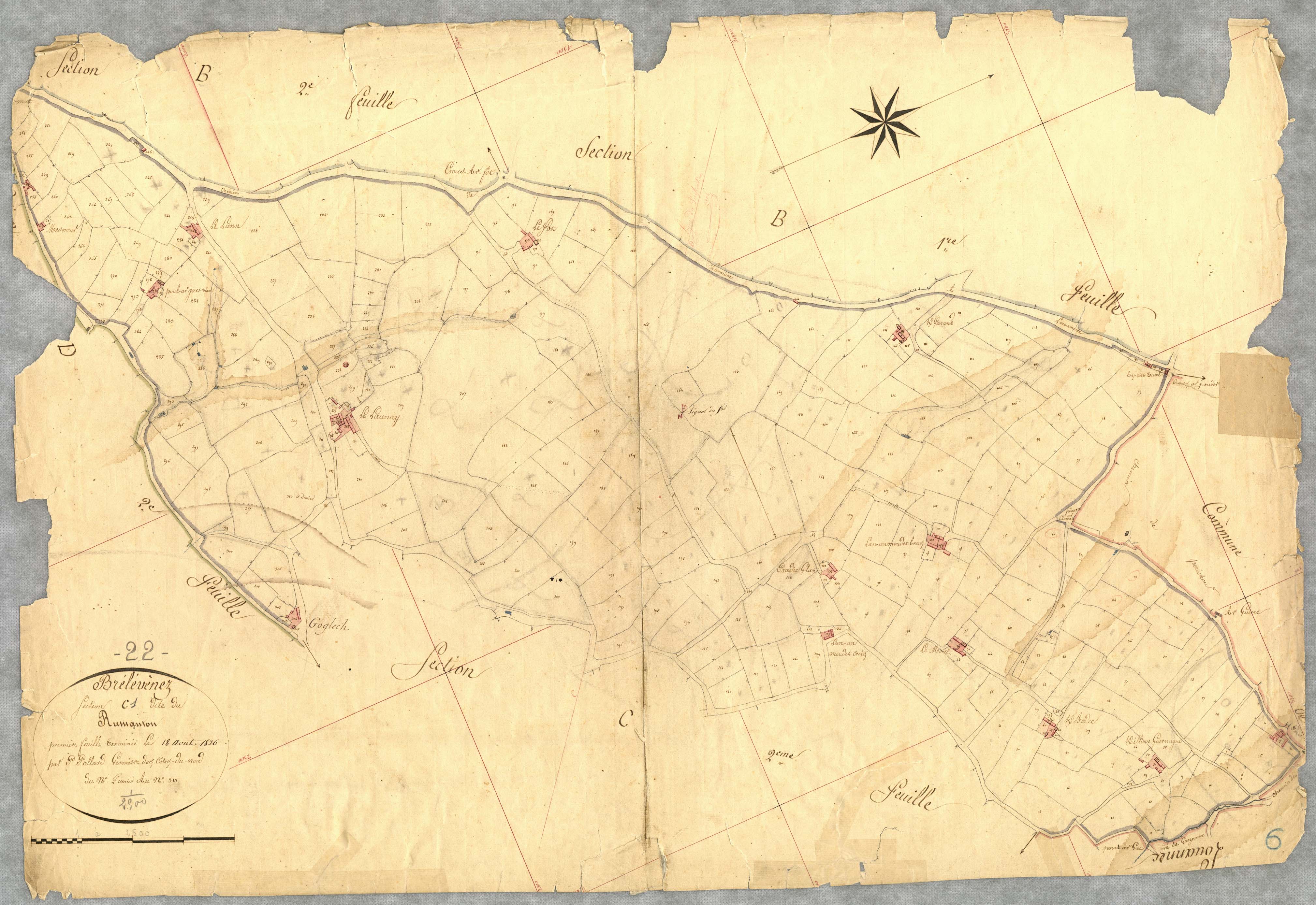 Lannion - Section C, 1re feuille