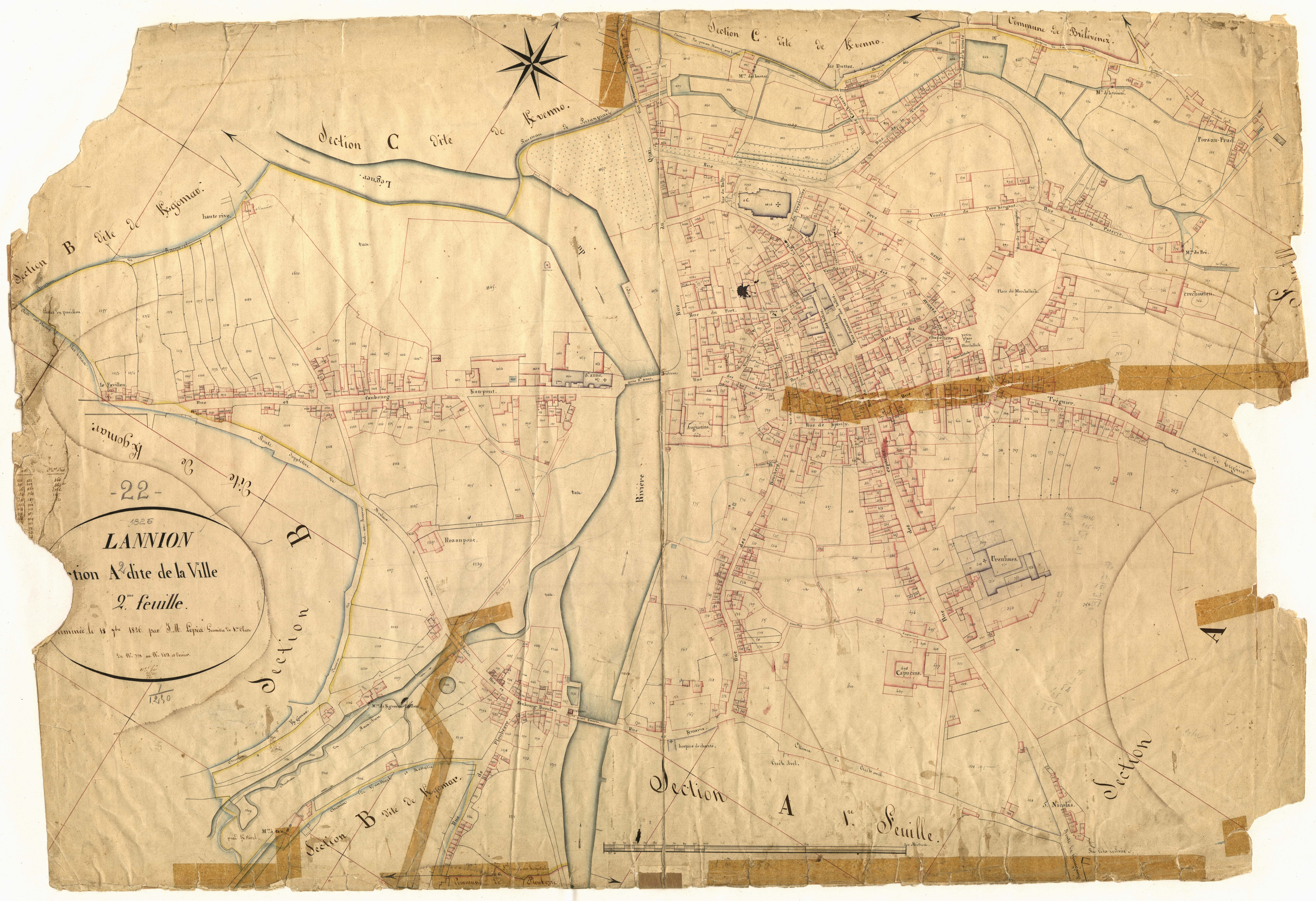 Lannion - Section A, 2e feuille