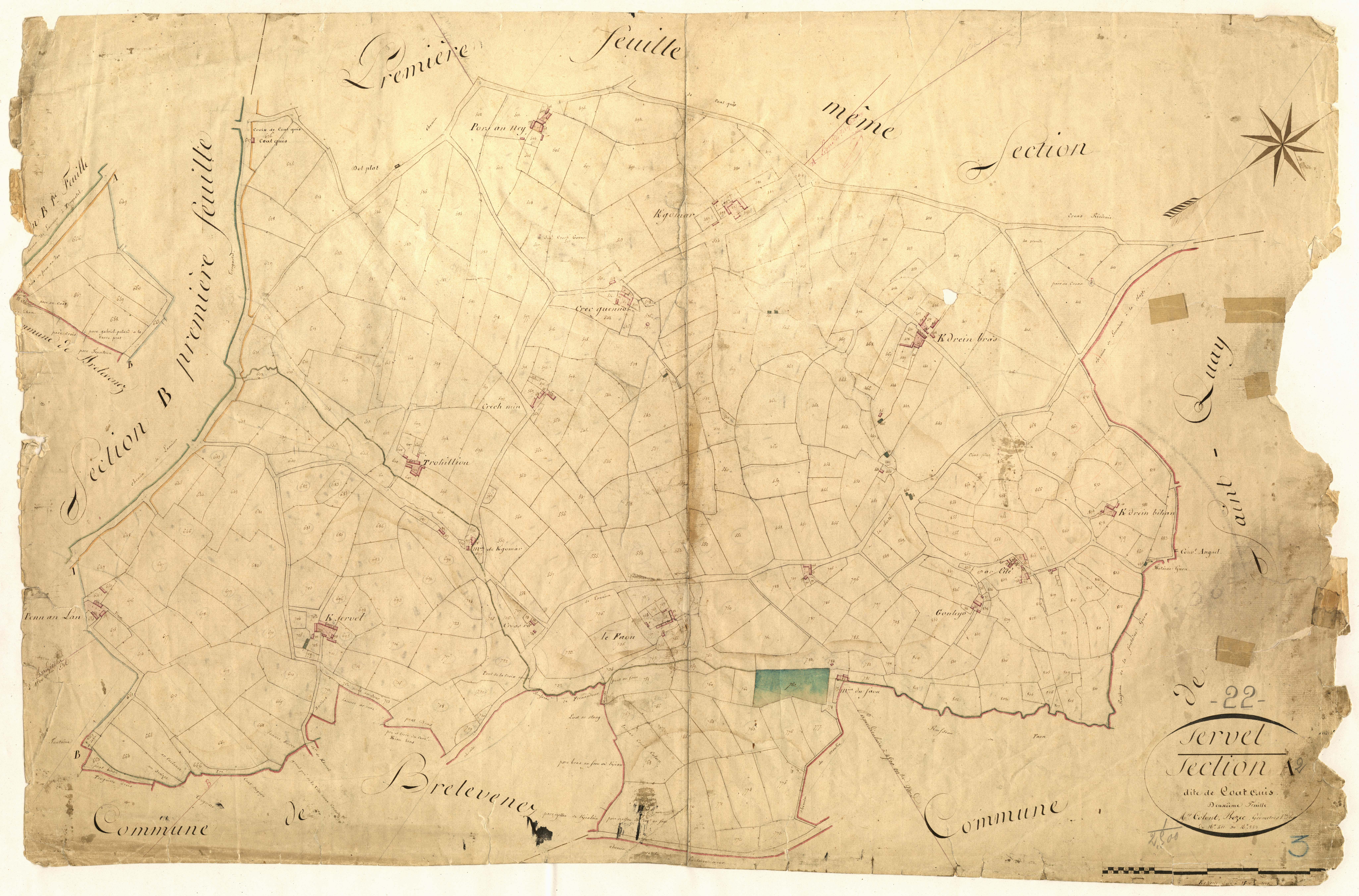 Lannion - Section A, 2e feuille
