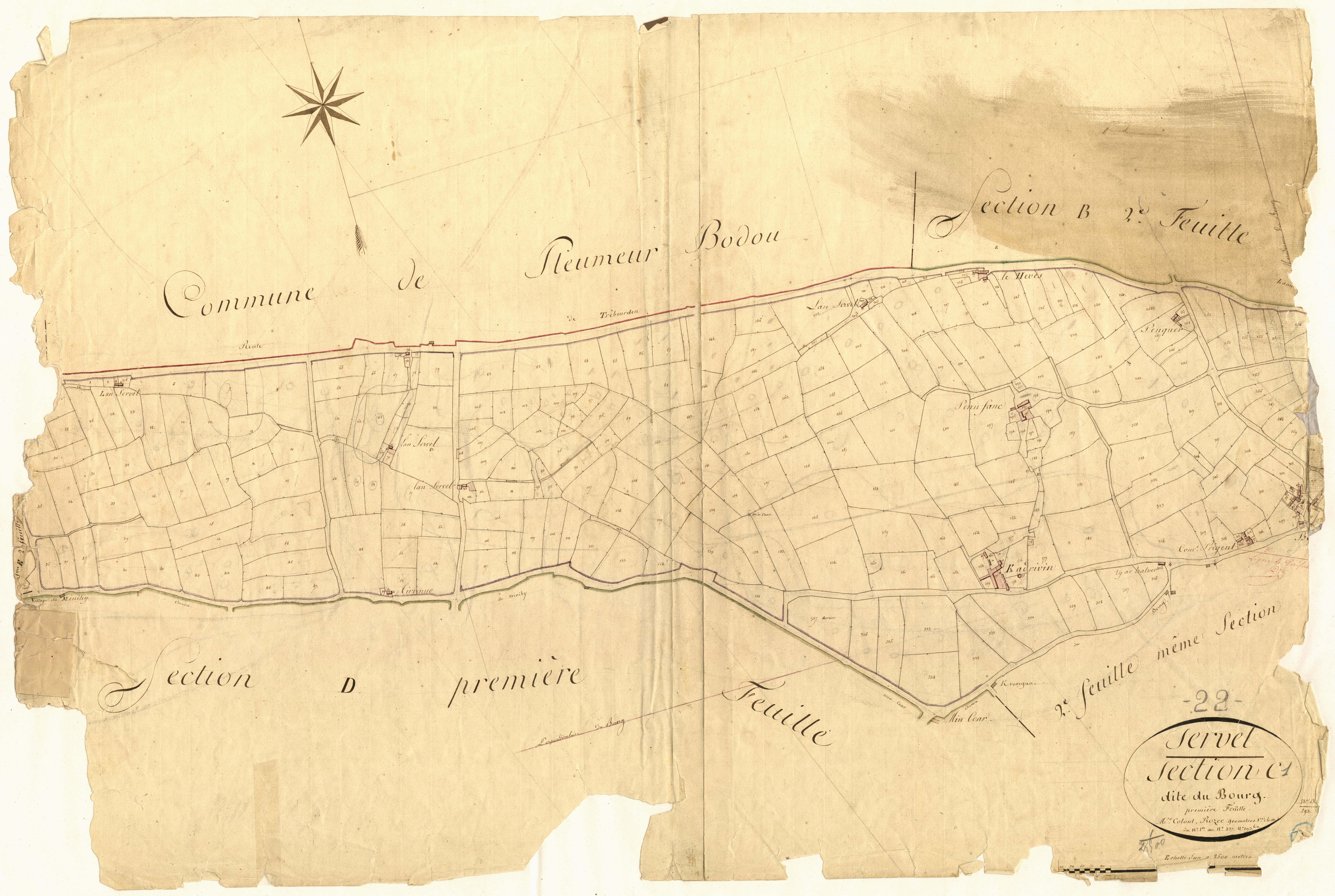 Lannion - Section C, 1re feuille