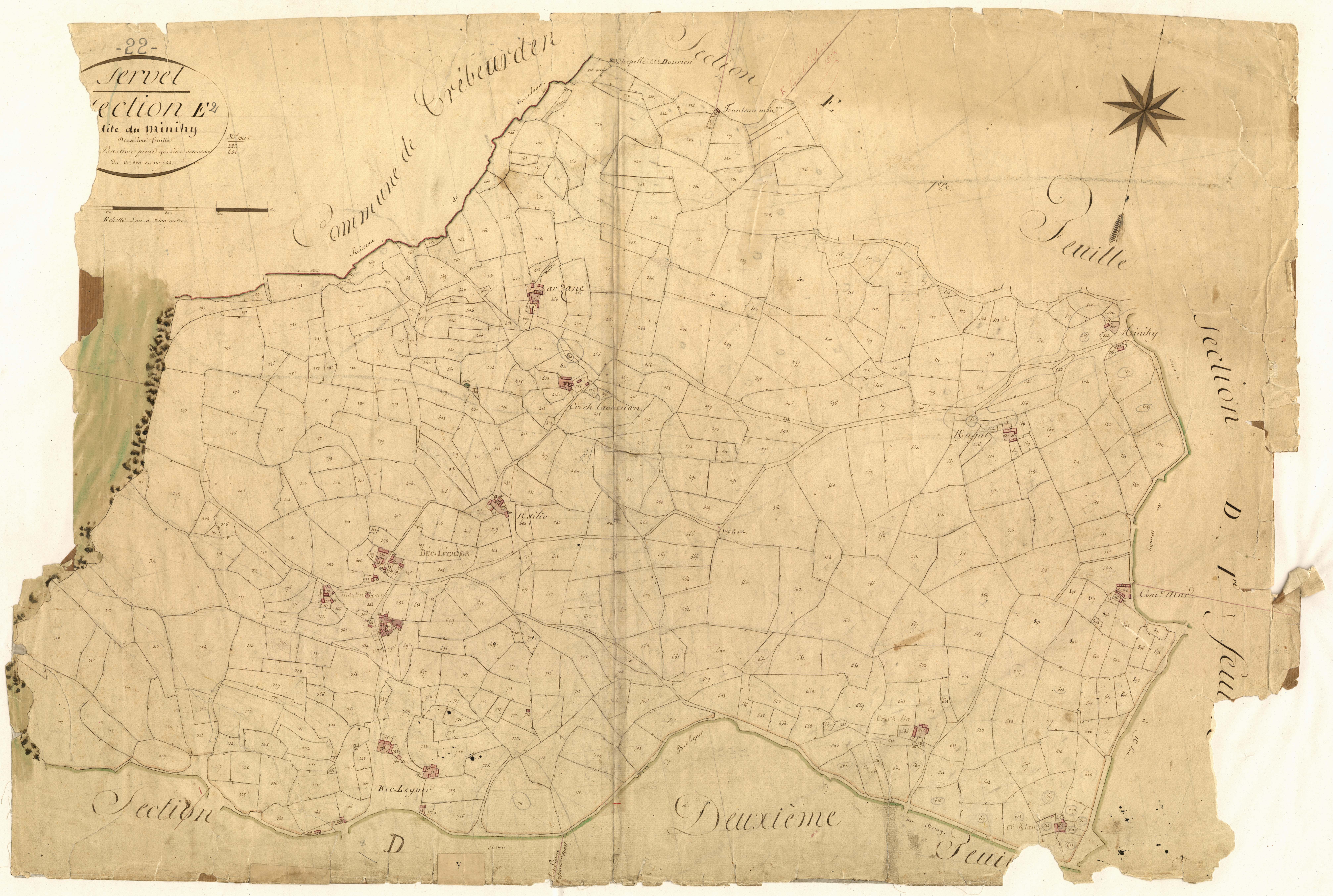 Lannion - Section E, 2e feuille
