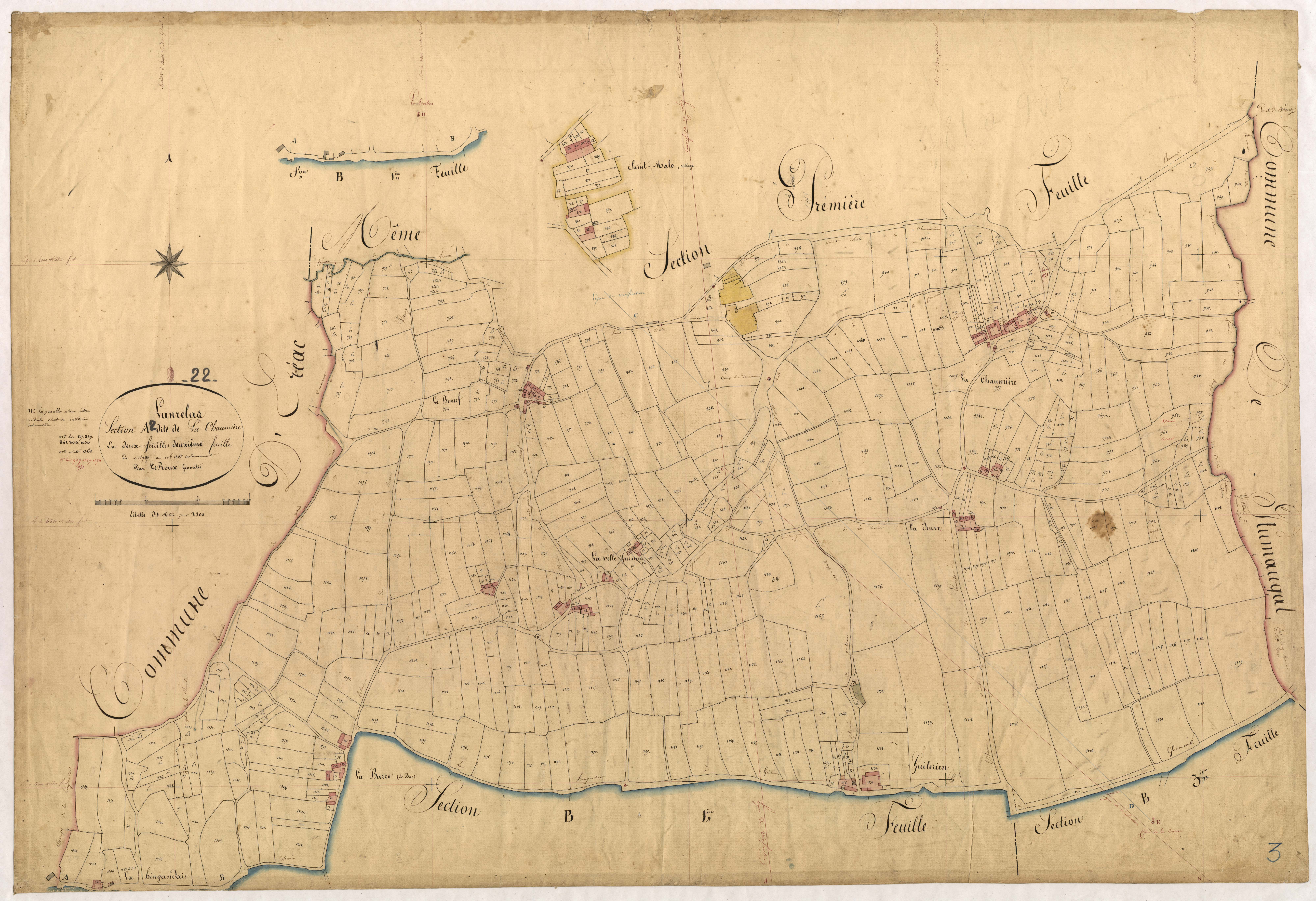 Lanrelas - Section A, 2e feuille