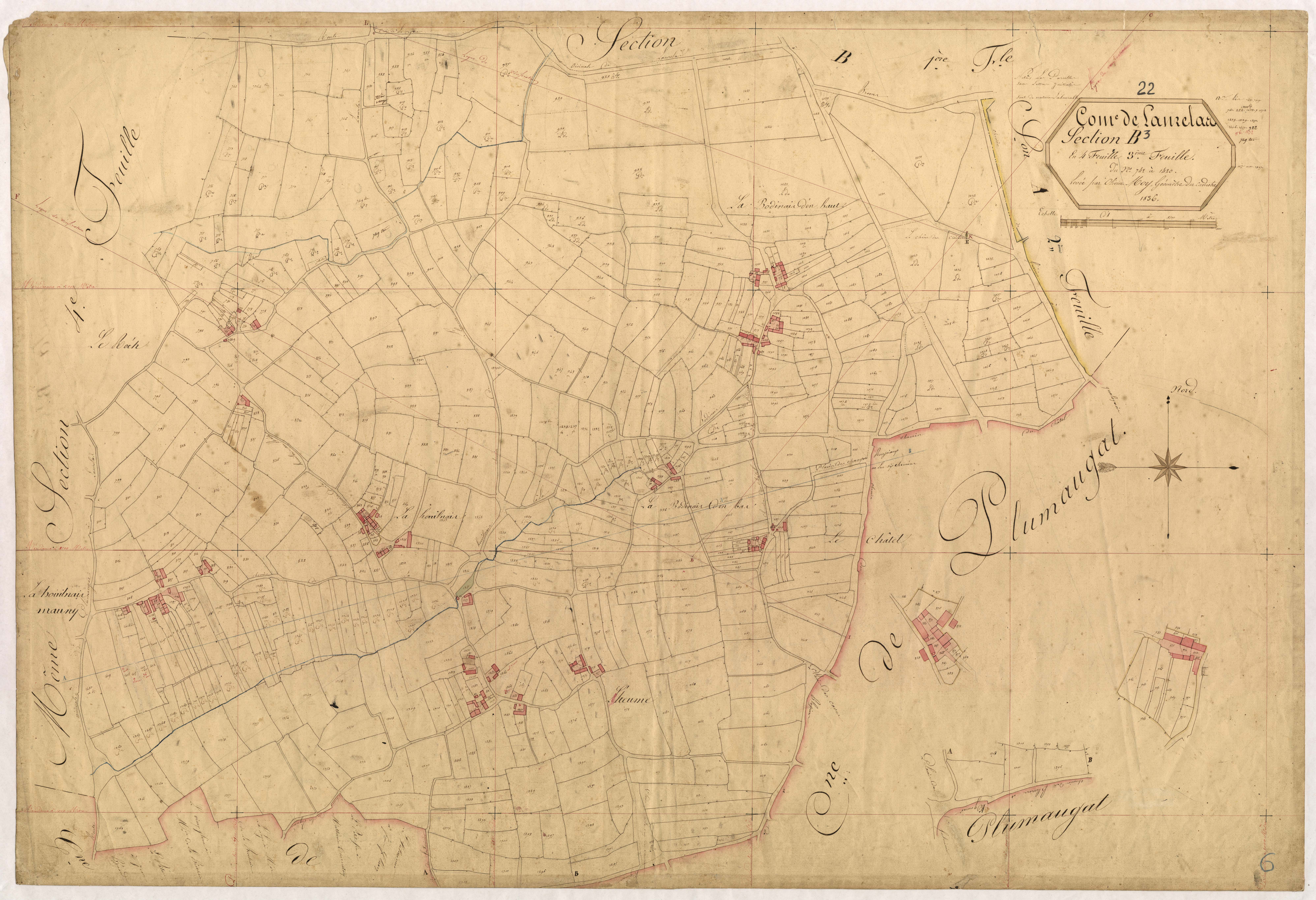 Lanrelas - Section B, 3e feuille