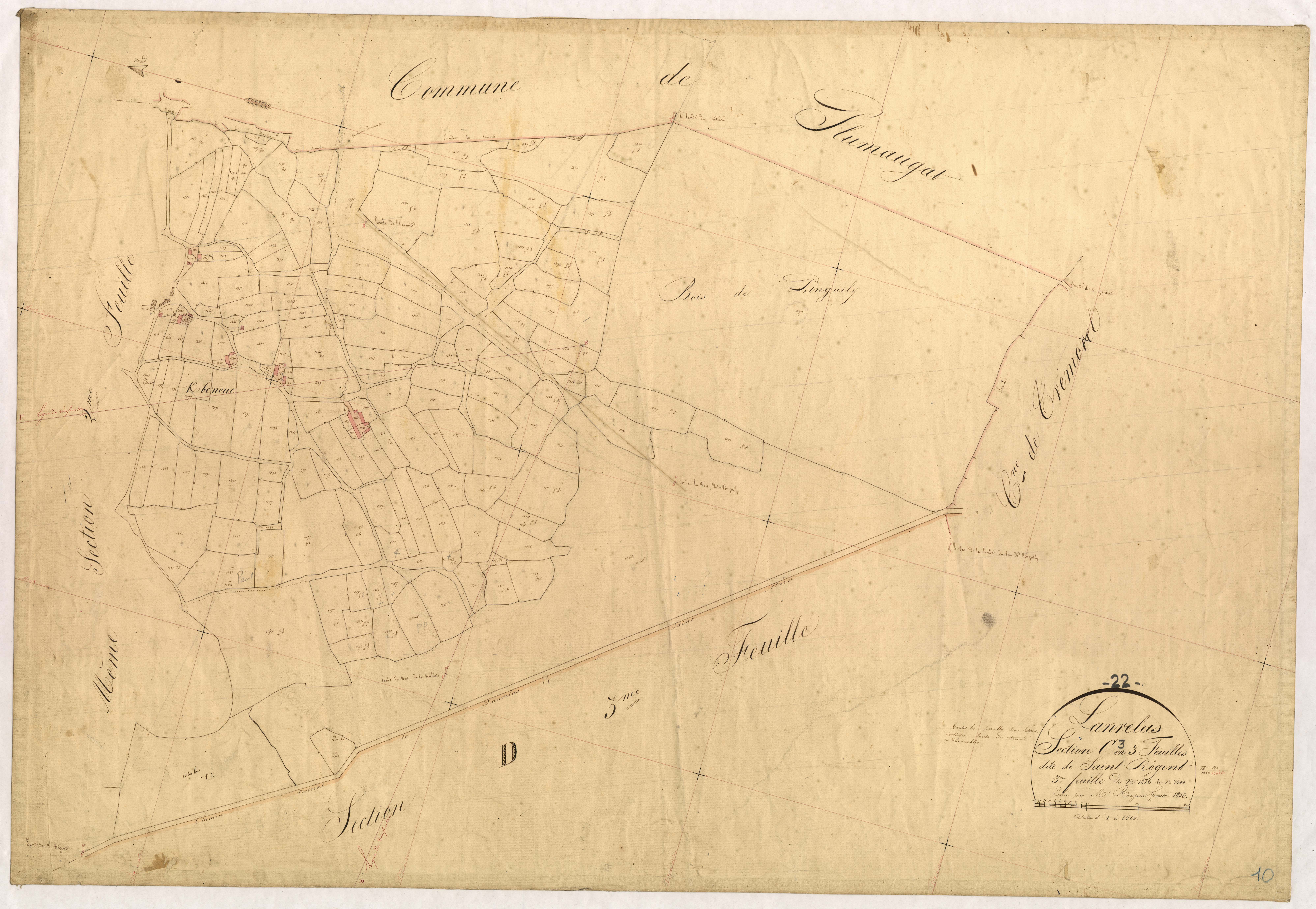Lanrelas - Section C, 3e feuille
