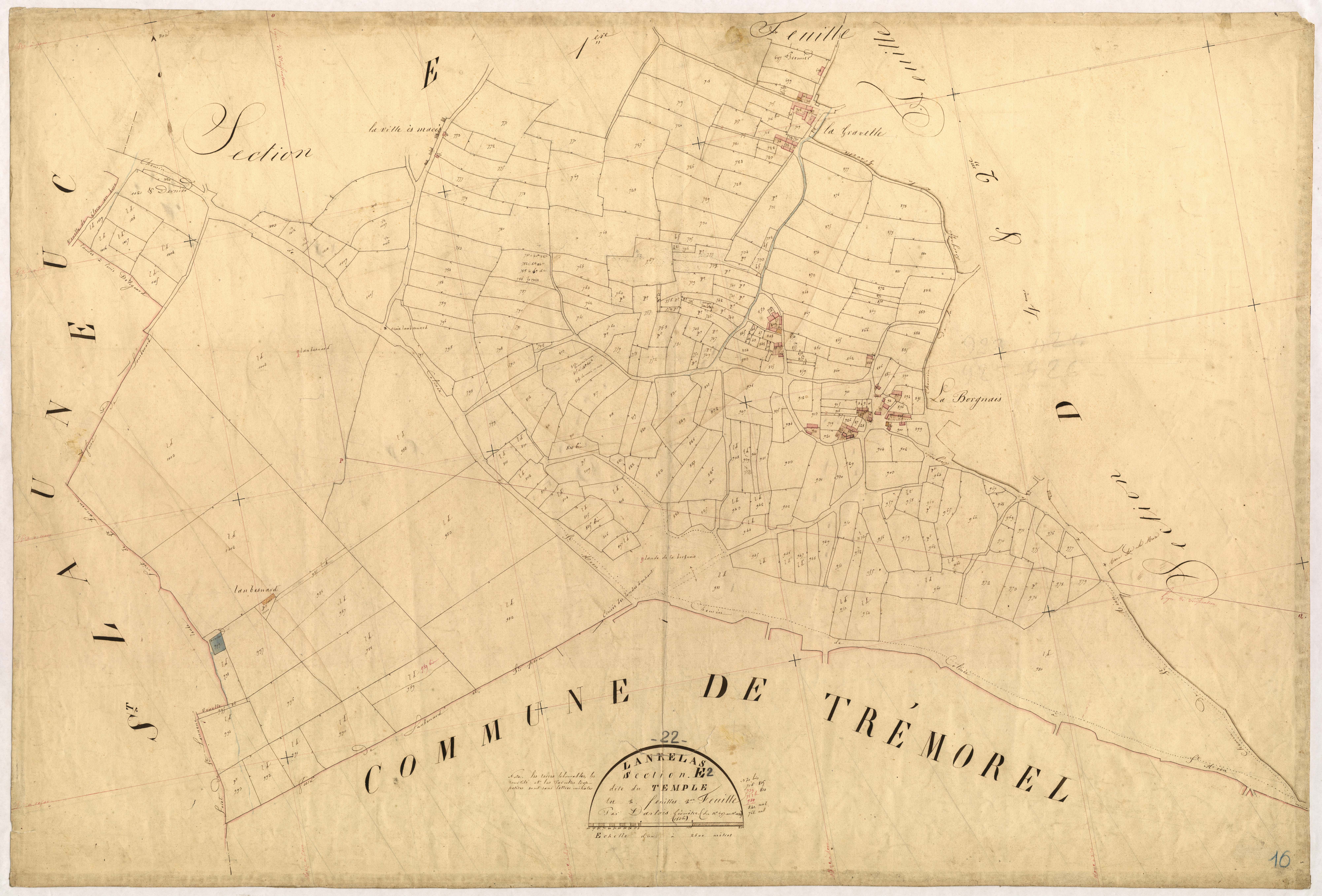 Lanrelas - Section E, 2e feuille