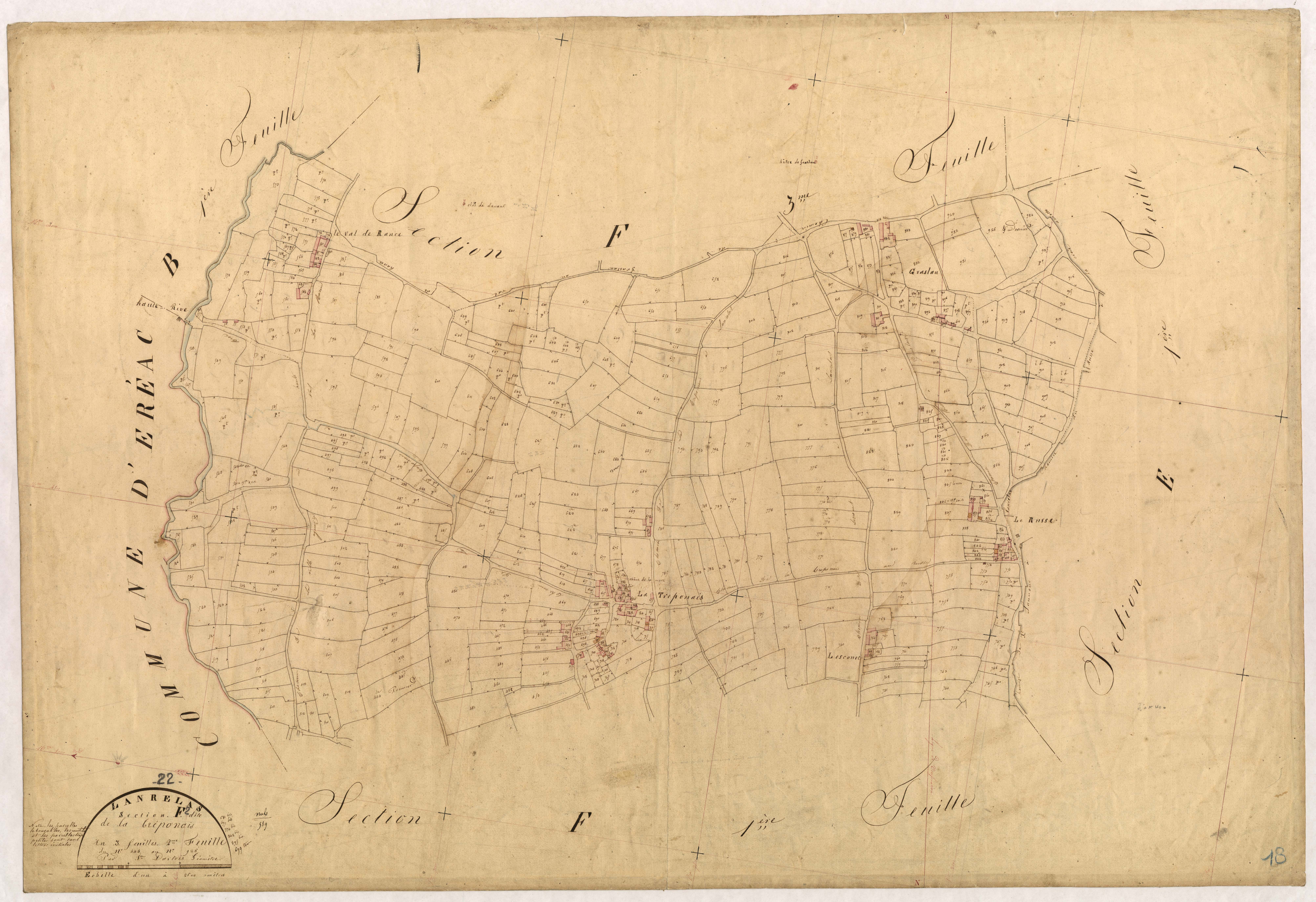 Lanrelas - Section F, 2e feuille