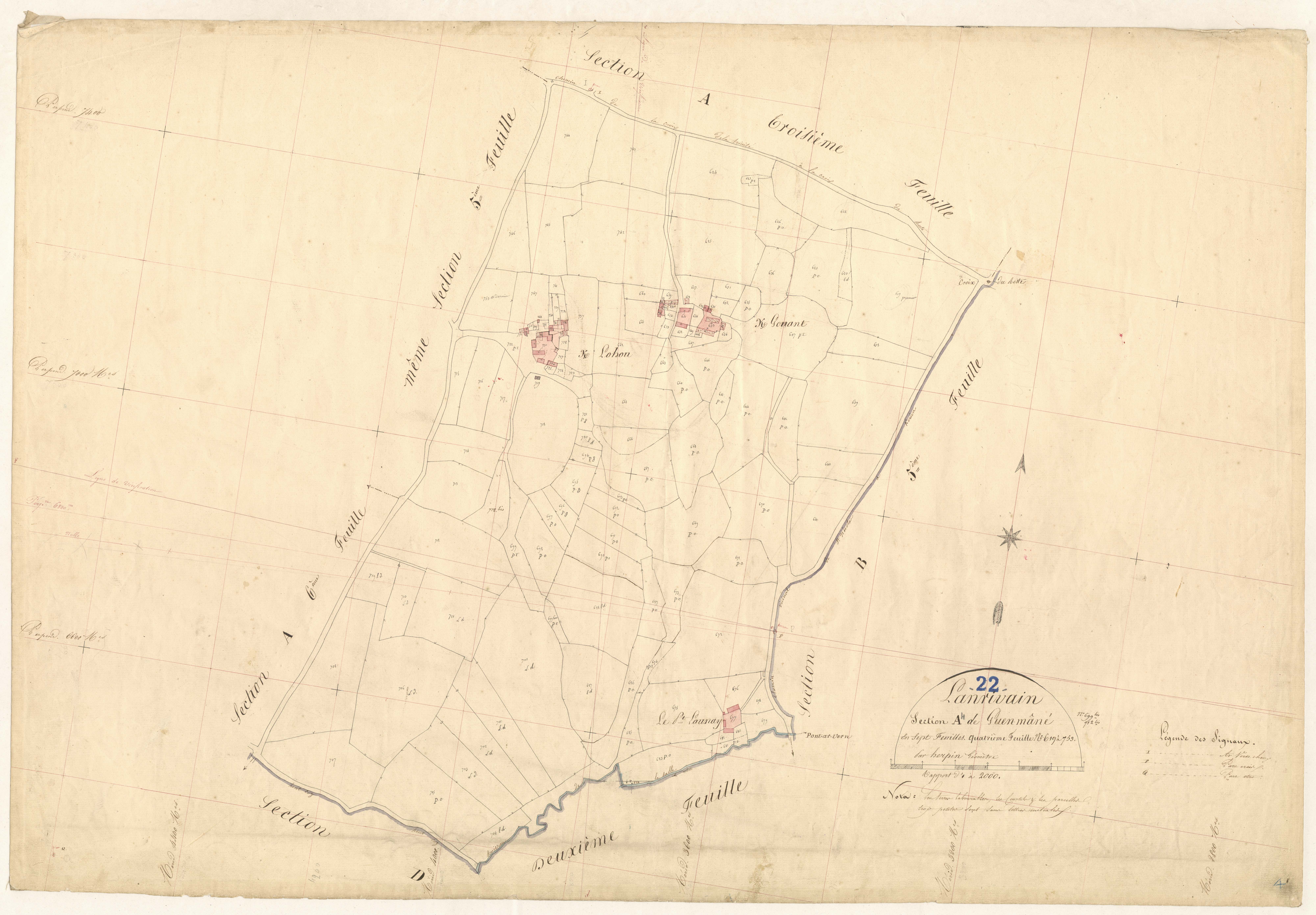 Lanrivain - Section A, 4e feuille