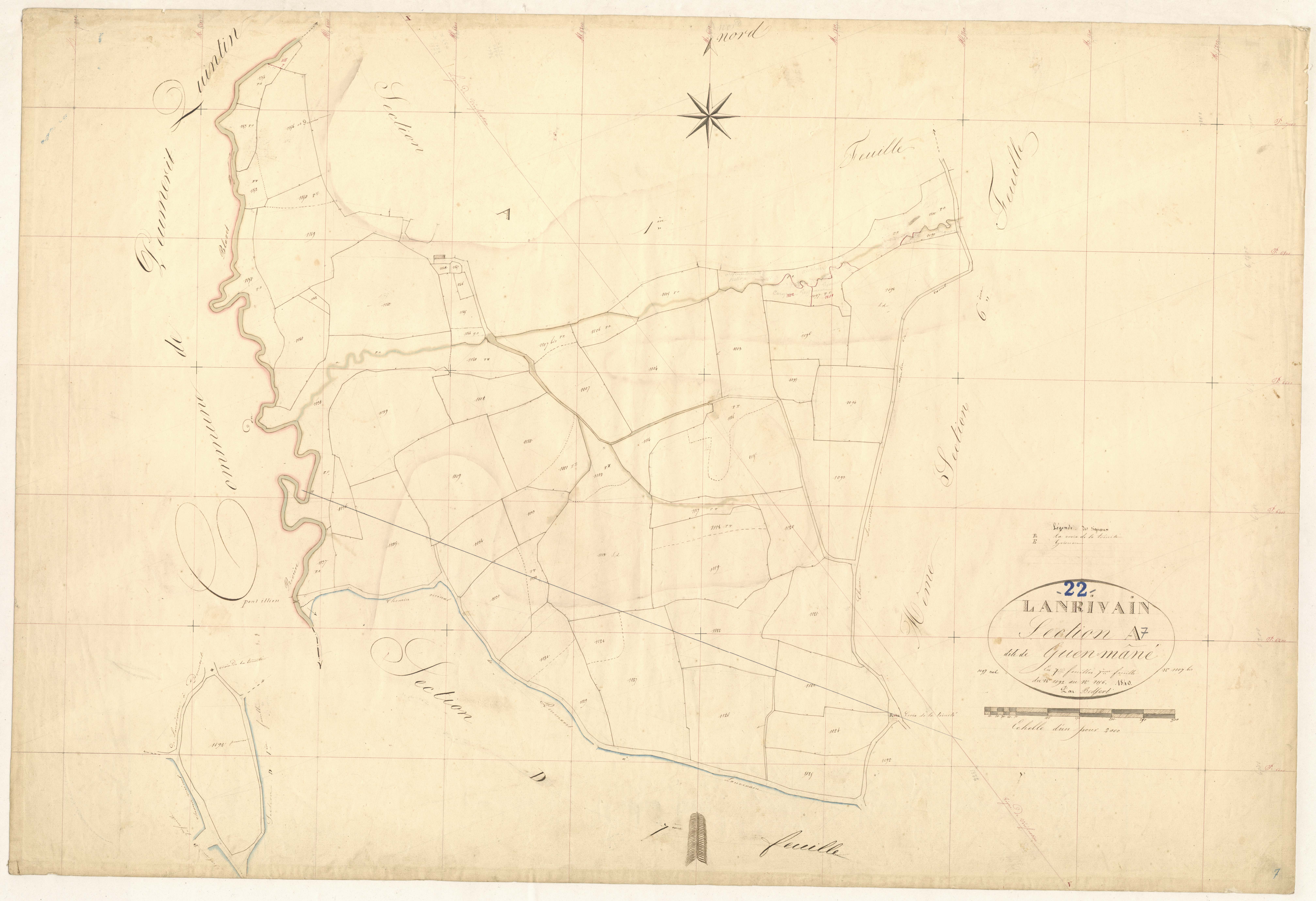 Lanrivain - Section A, 7e feuille