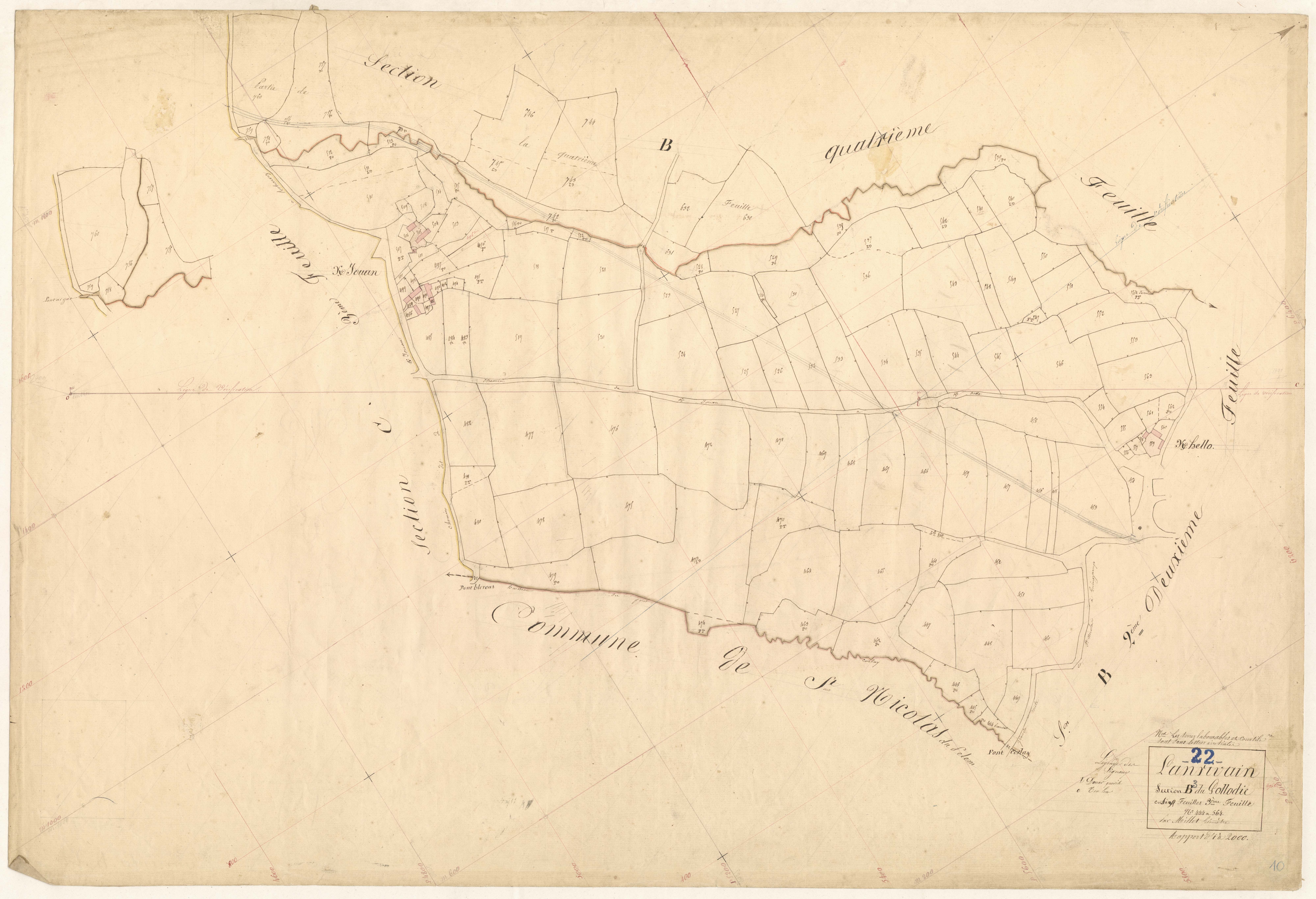 Lanrivain - Section B, 3e feuille