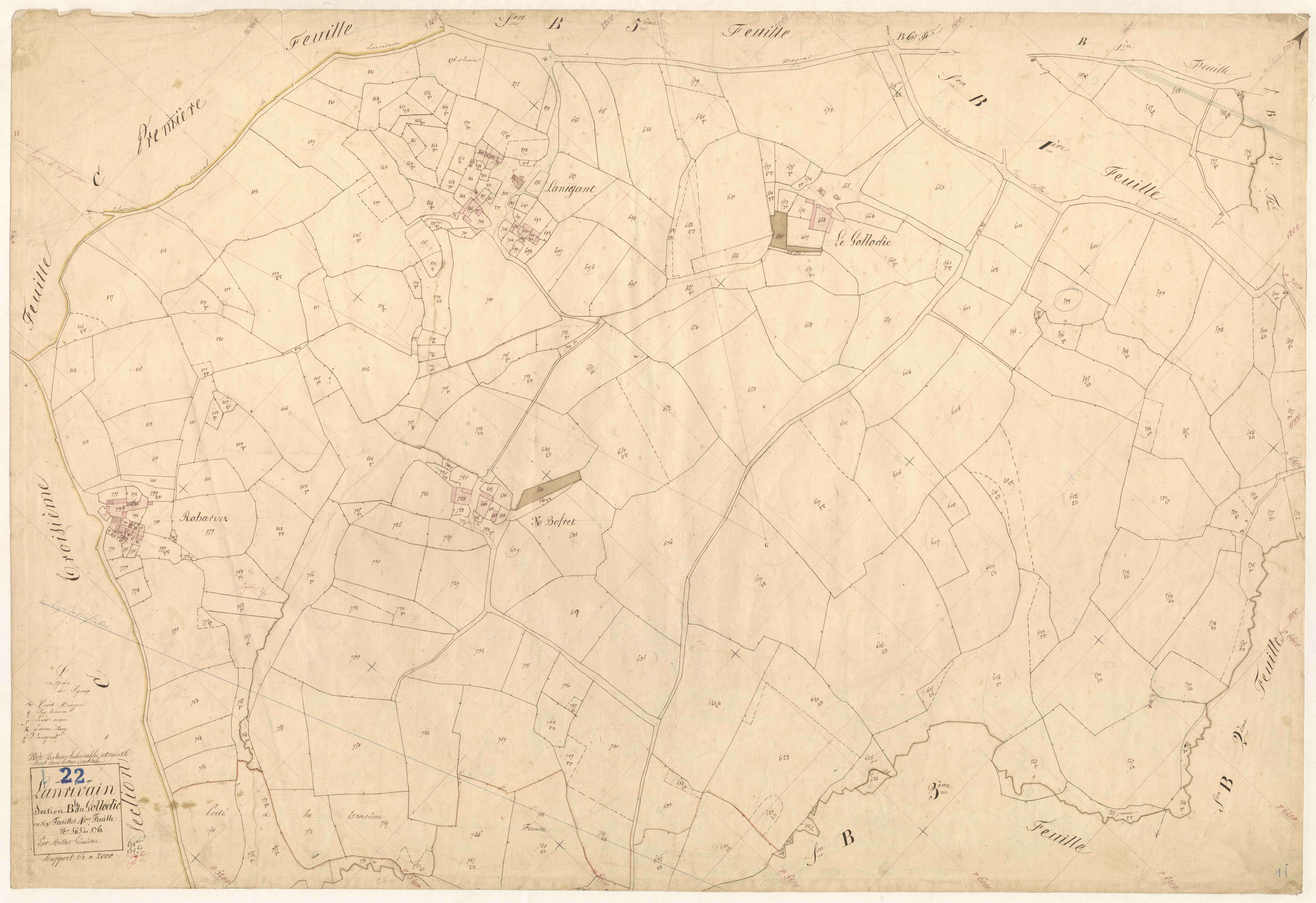 Lanrivain - Section B, 4e feuille