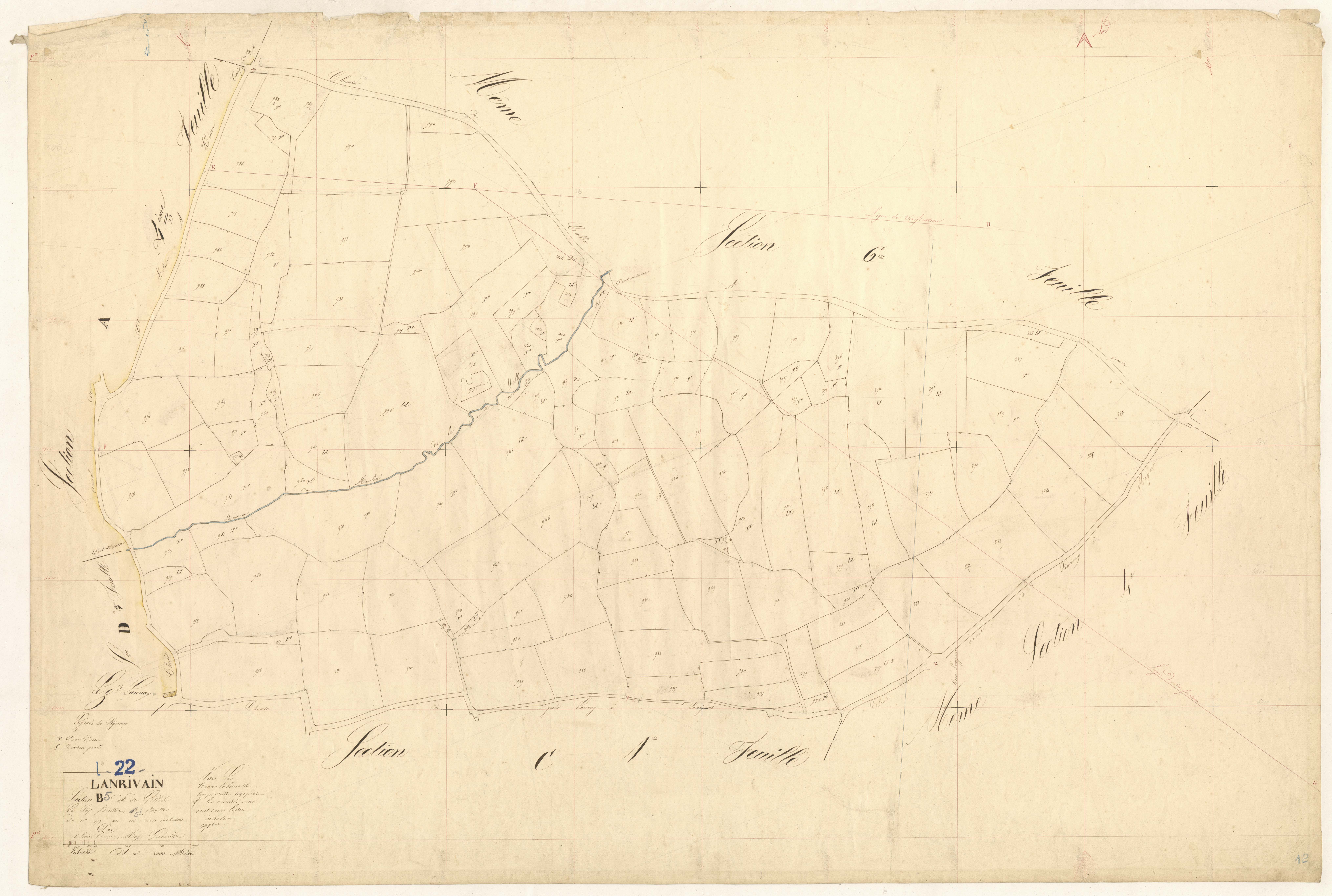 Lanrivain - Section B, 5e feuille